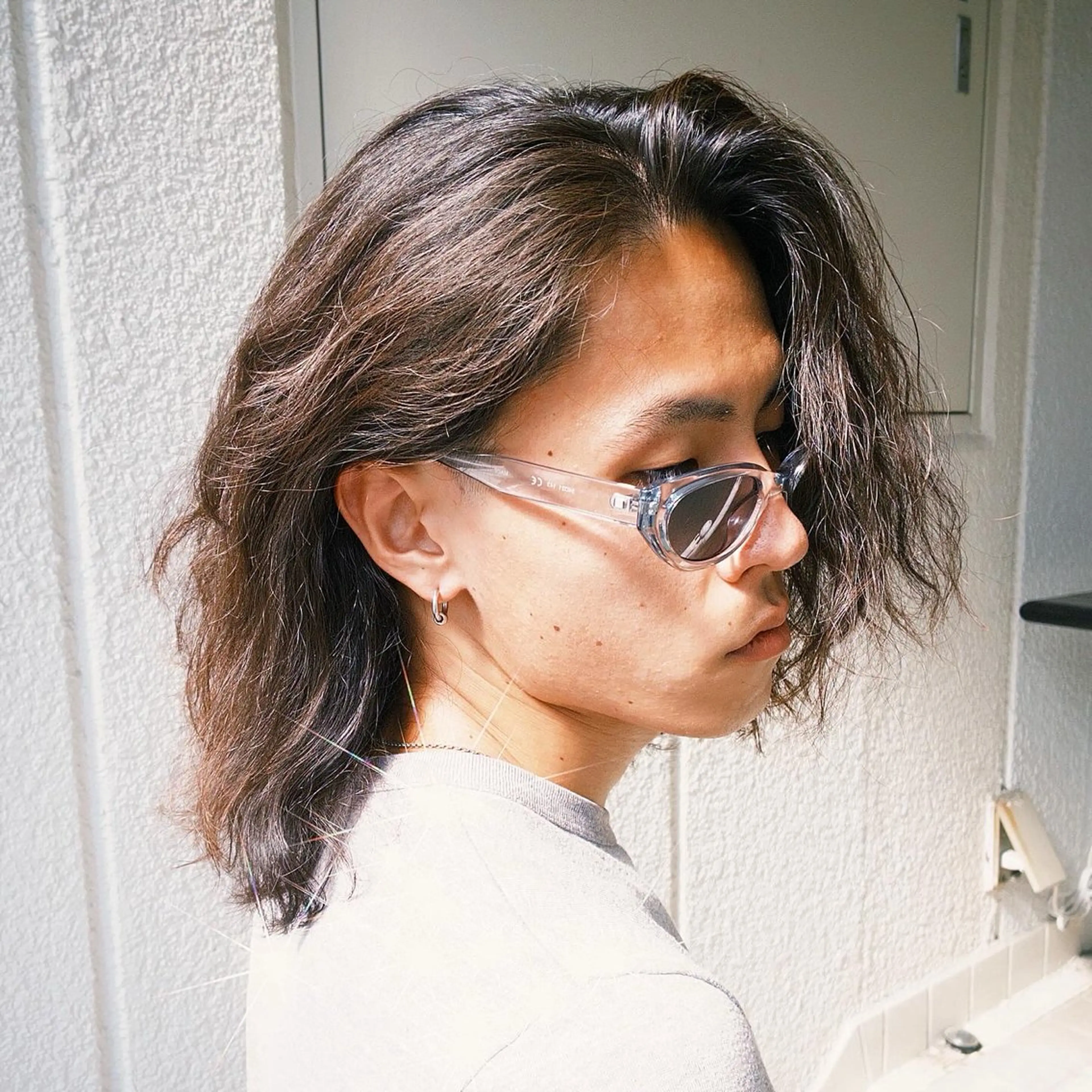 ミディアム メンズ レイヤーカット FJ Kaminokeのヘアスタイル