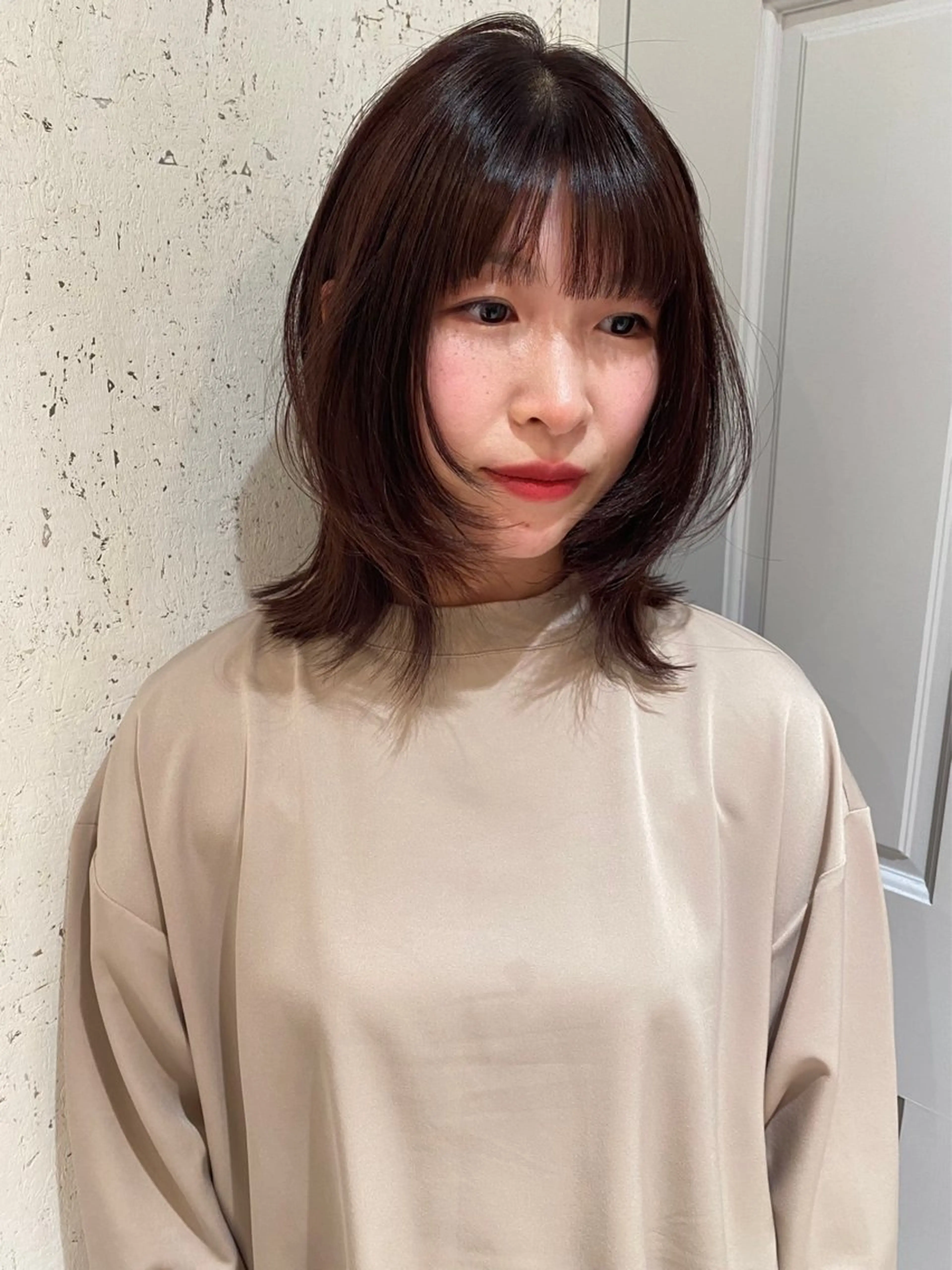 ミディアム カラー カット ヘアカラー トリートメント mai / linoah˚✧のヘアスタイル