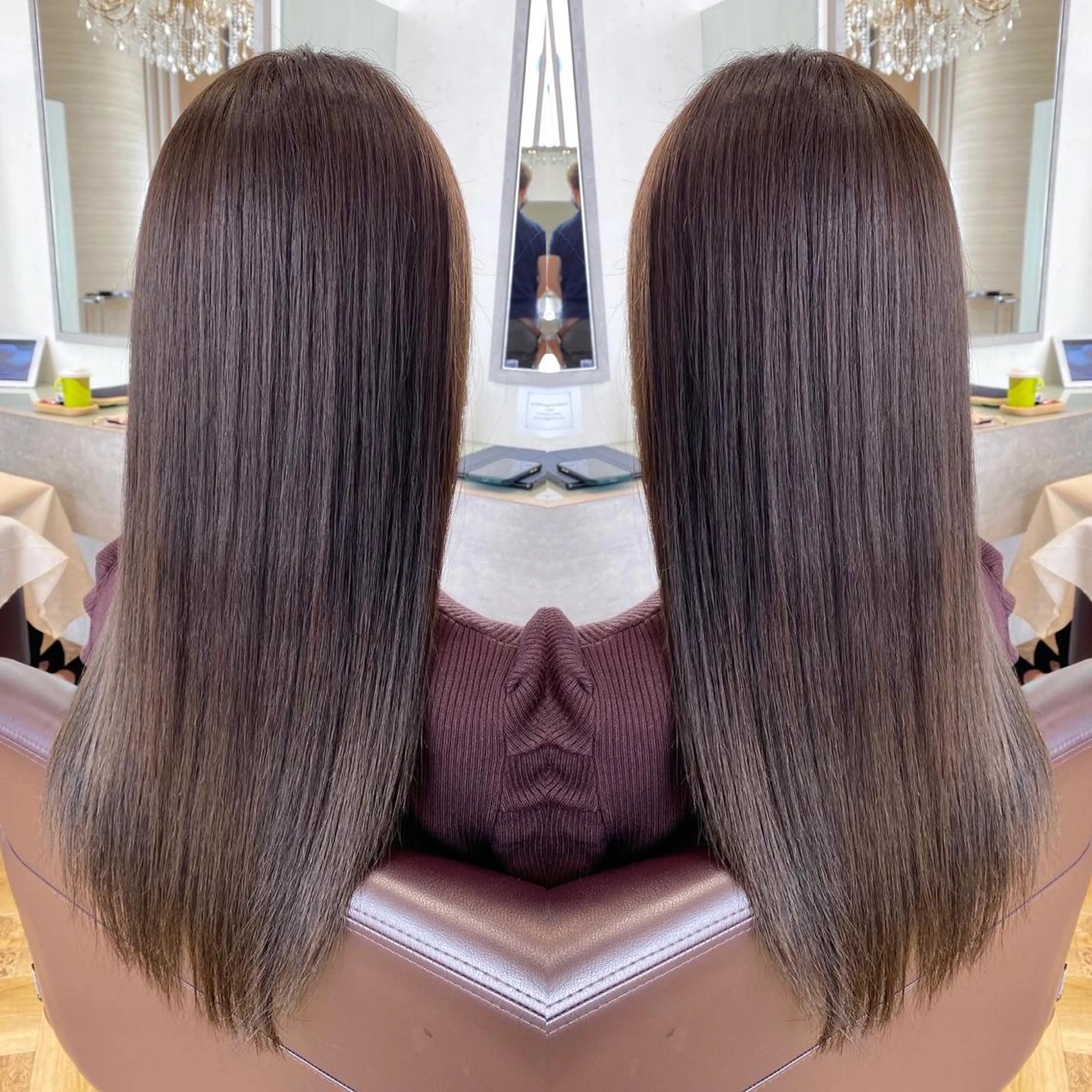 ロング カラー ベージュカラー 🫧髪質改善×艶髪 🫧根本泰成🫧のヘアスタイル