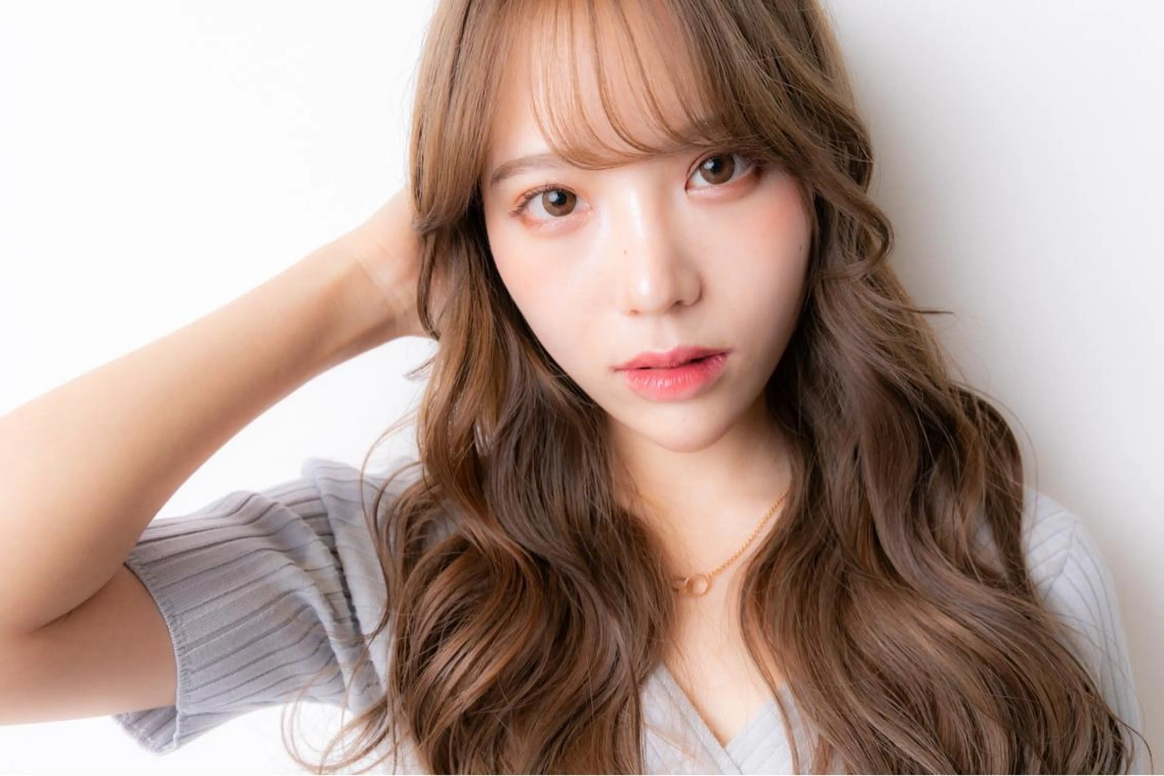 セミロング カラー パーマ ヘアアレンジ メンズ シールエクステ メンズバレイヤージュ メンズブリーチ メンズハイライト メンズインナーカラー 🦋高瀬寛菜🦋 韓国/ブリーチのヘアスタイル