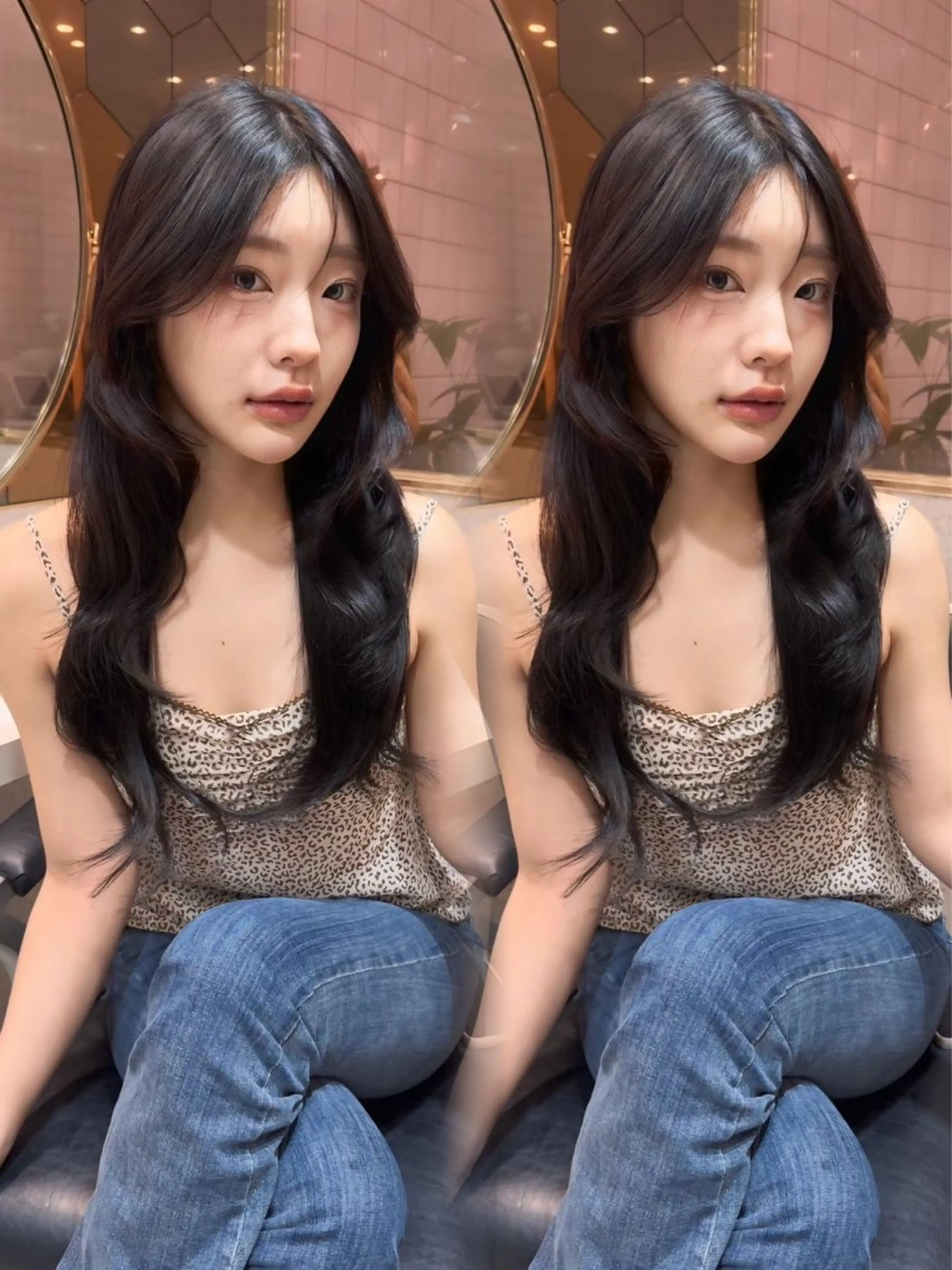 ロング レイヤーカット 海外レイヤーカット/ 新宿/TERUのヘアスタイル