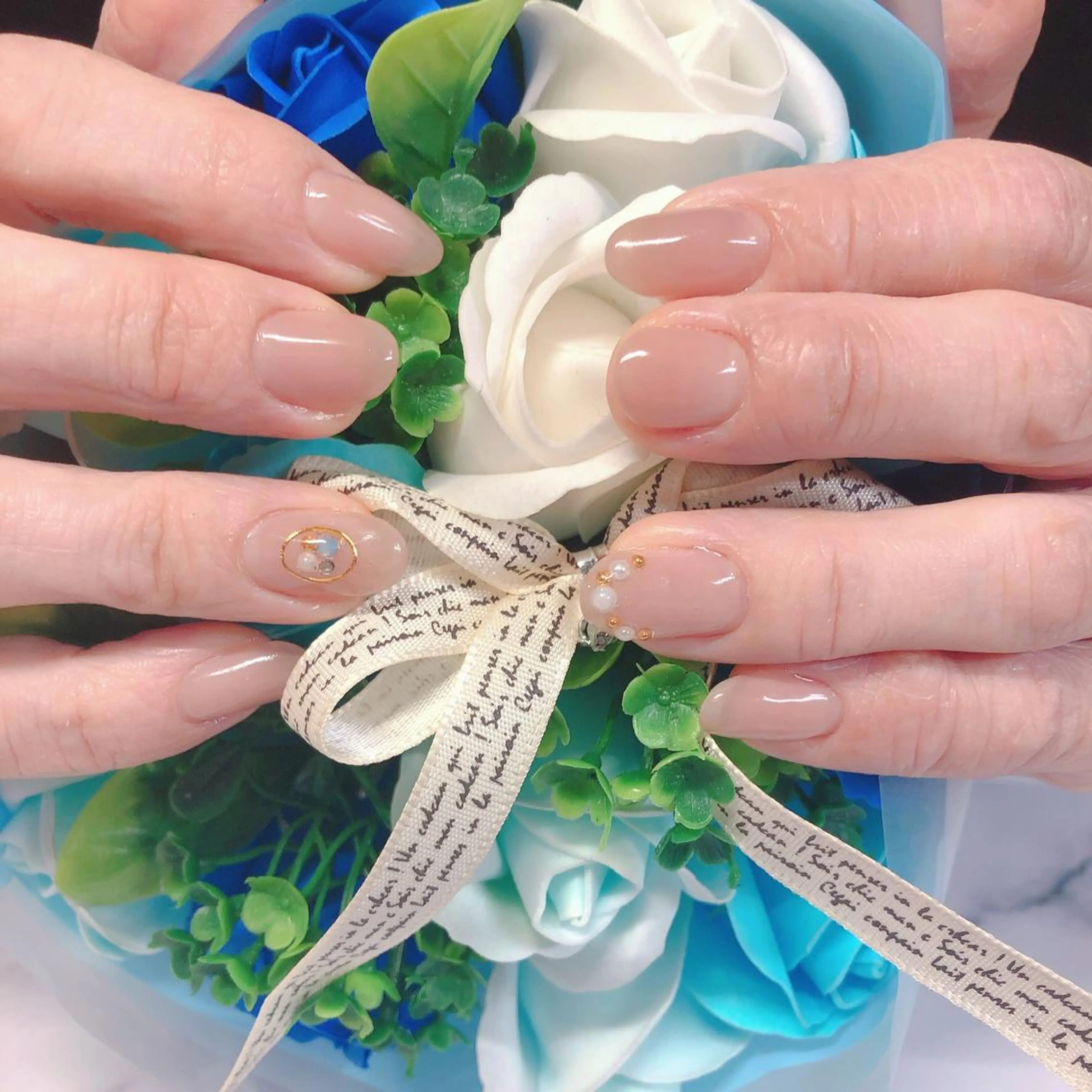 ネイル ジェルネイル ワンカラーネイル 奥園 良恵のネイルデザイン