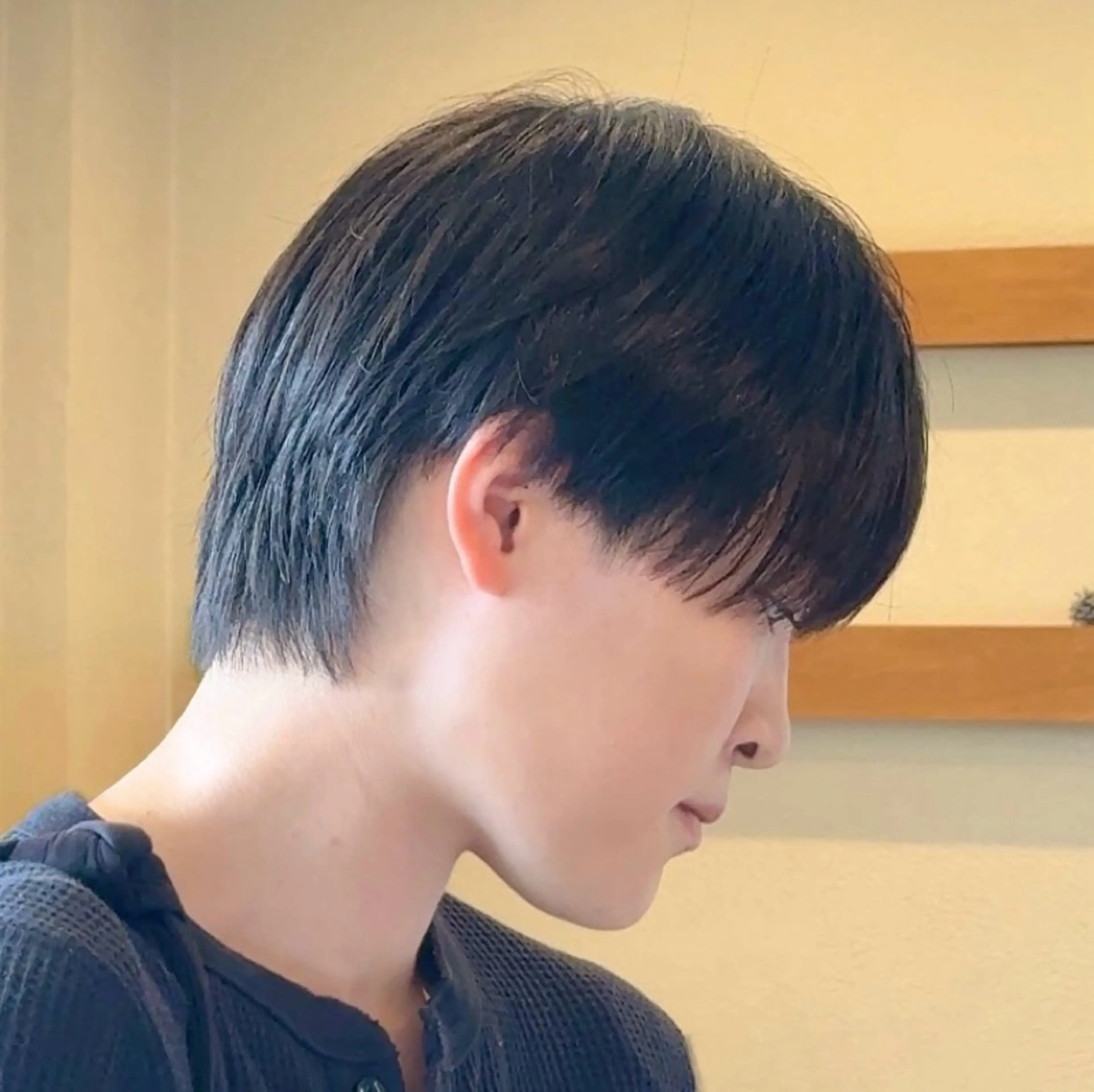 ミディアム メンズ マッシュ シースルーマッシュ カット 🇰🇷メンズ特化 / SHINのヘアスタイル