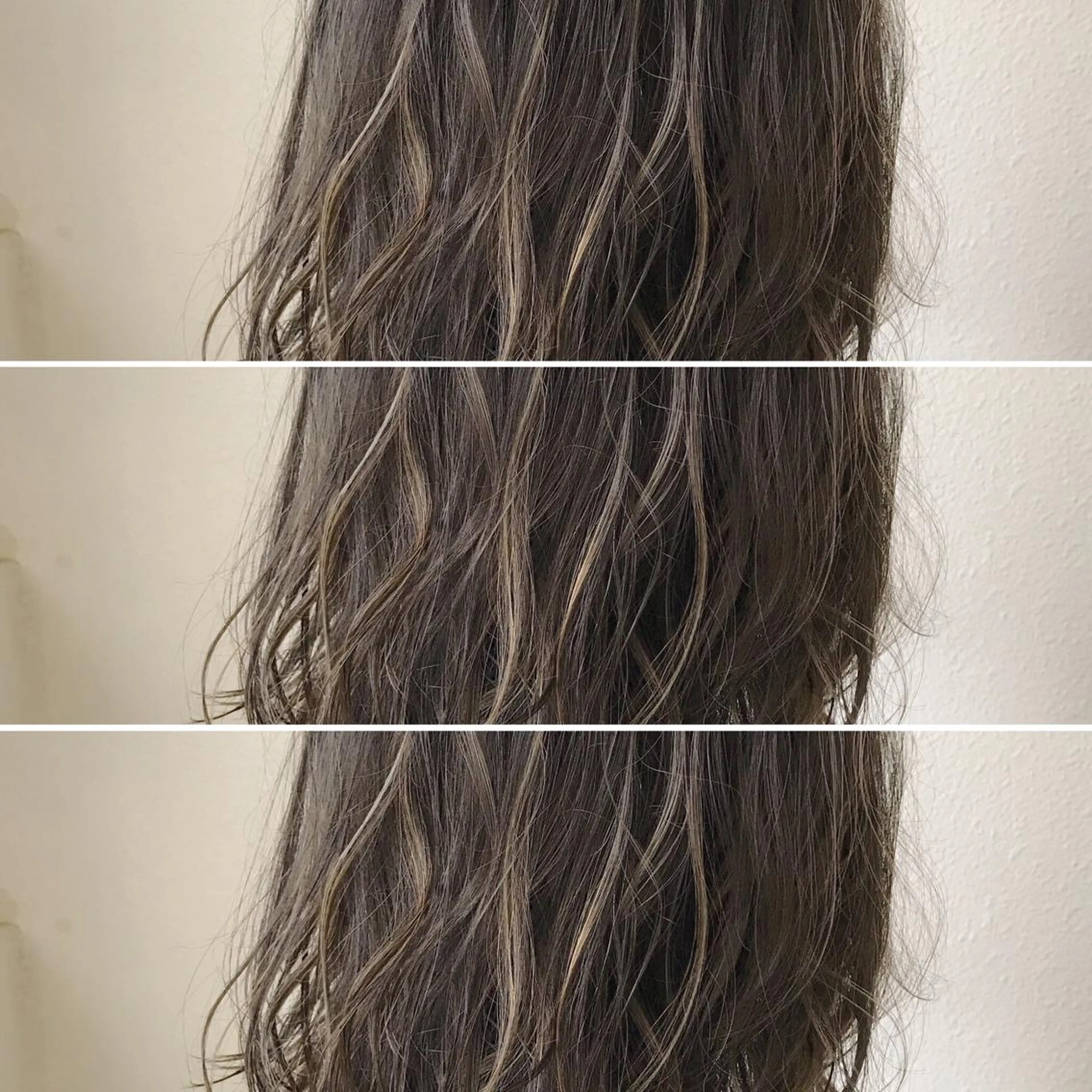 セミロング カラー ハイライトカラー ハイライト メンズカット特化柏駅 徒歩3分LOUのヘアスタイル