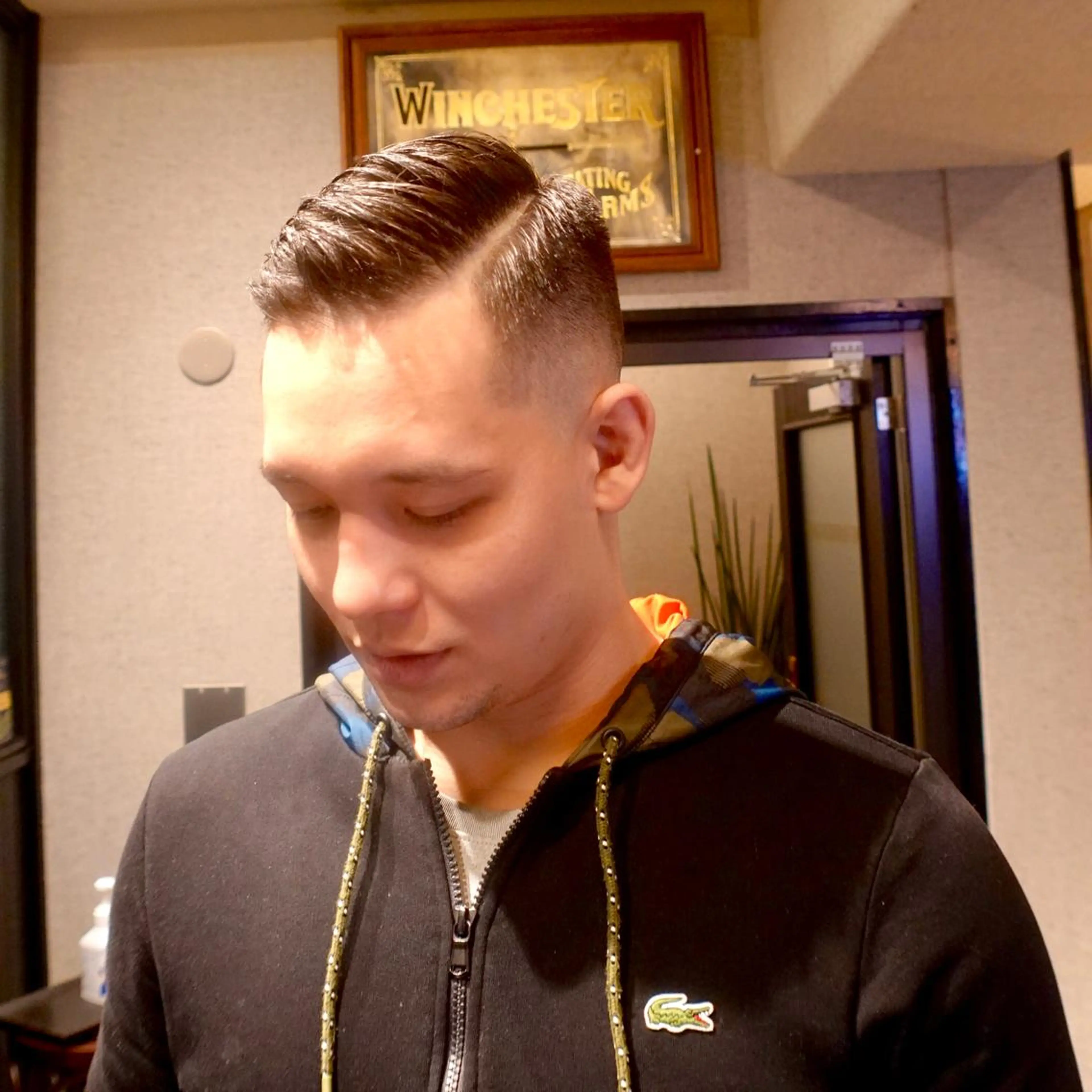 ショート メンズ カット ヘアセット メンズ眉毛ワックス 青山英憲のヘアスタイル