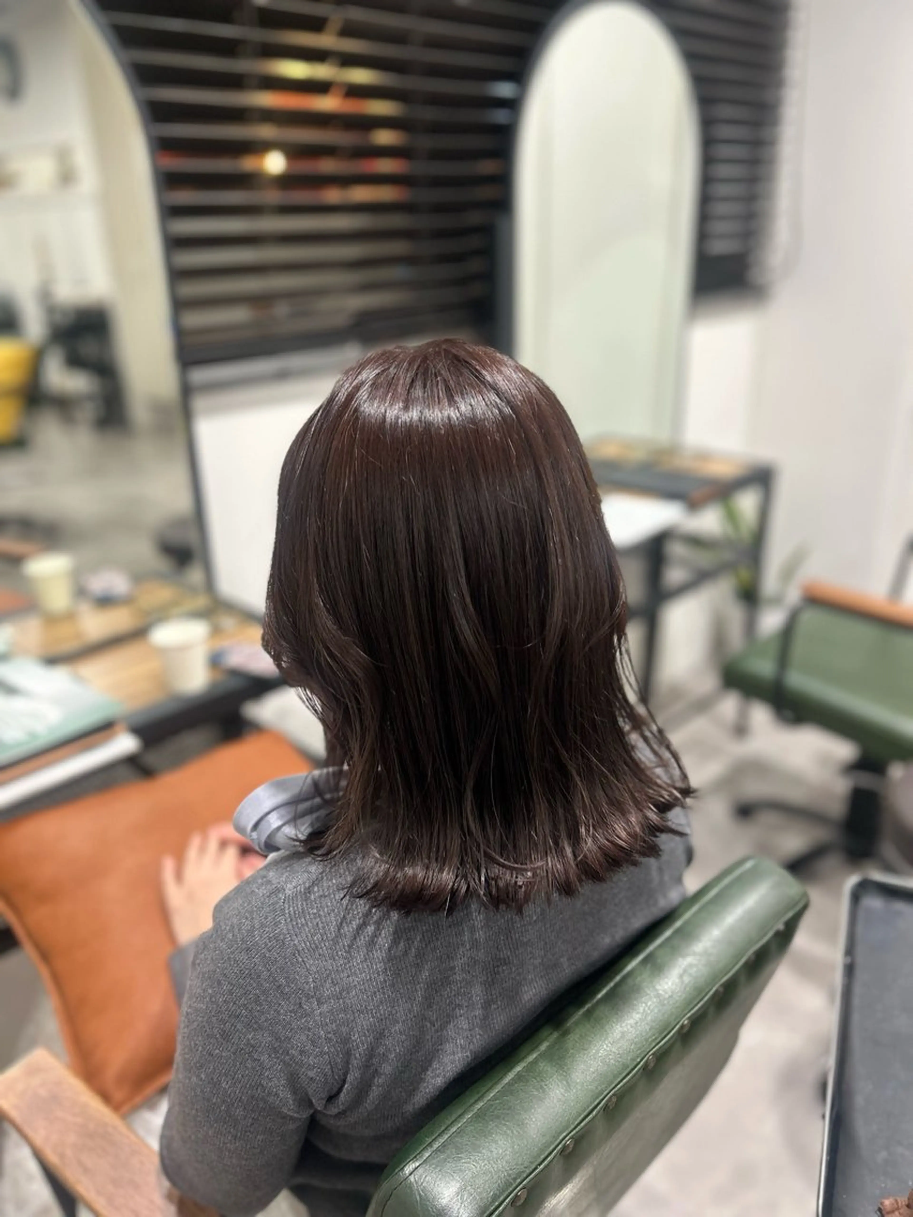 カラー kanae🫧 ｜透明感カラー｜平尾のヘアスタイル