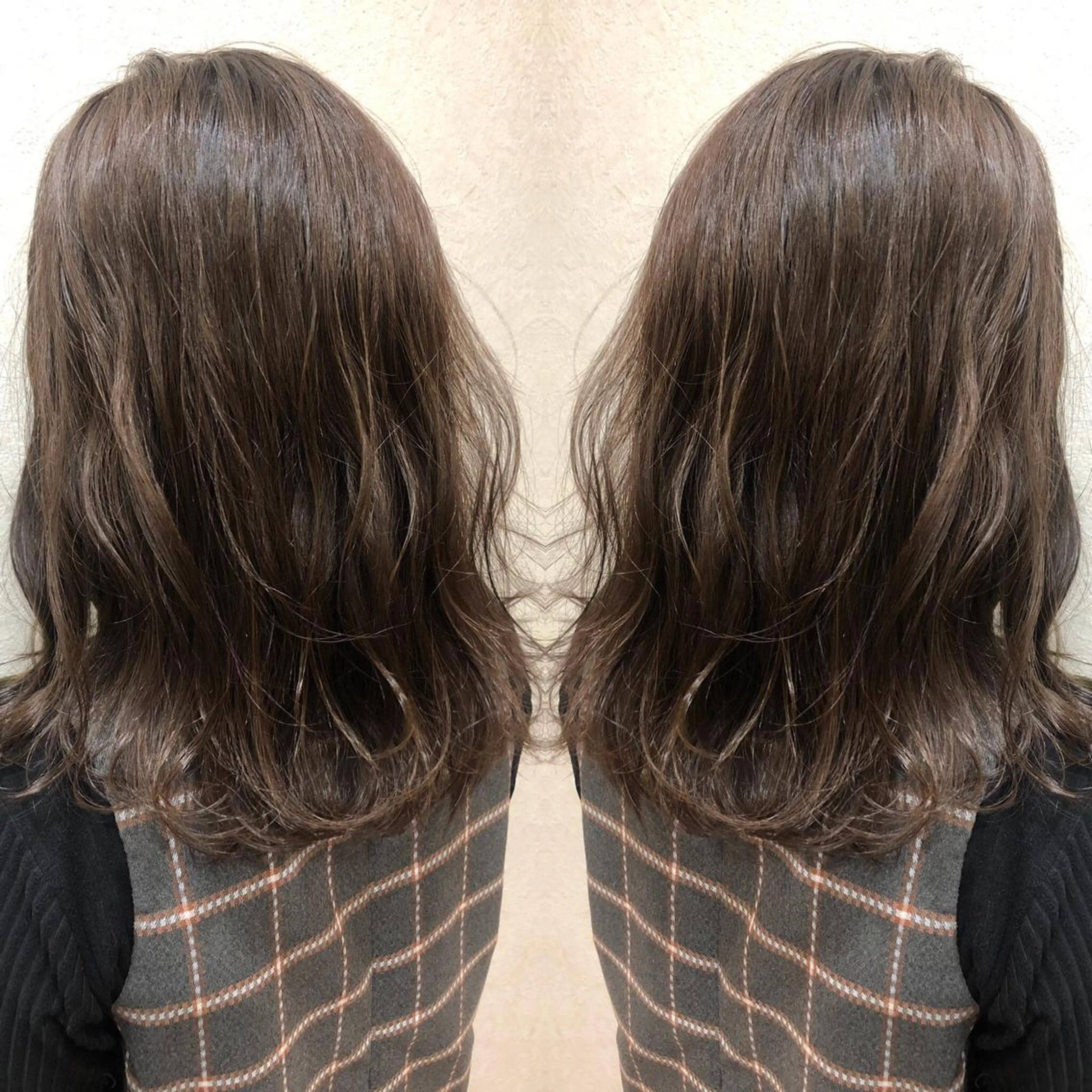 ミディアム カラー ♡美髪•艶髪♡砂川 なつきのヘアスタイル