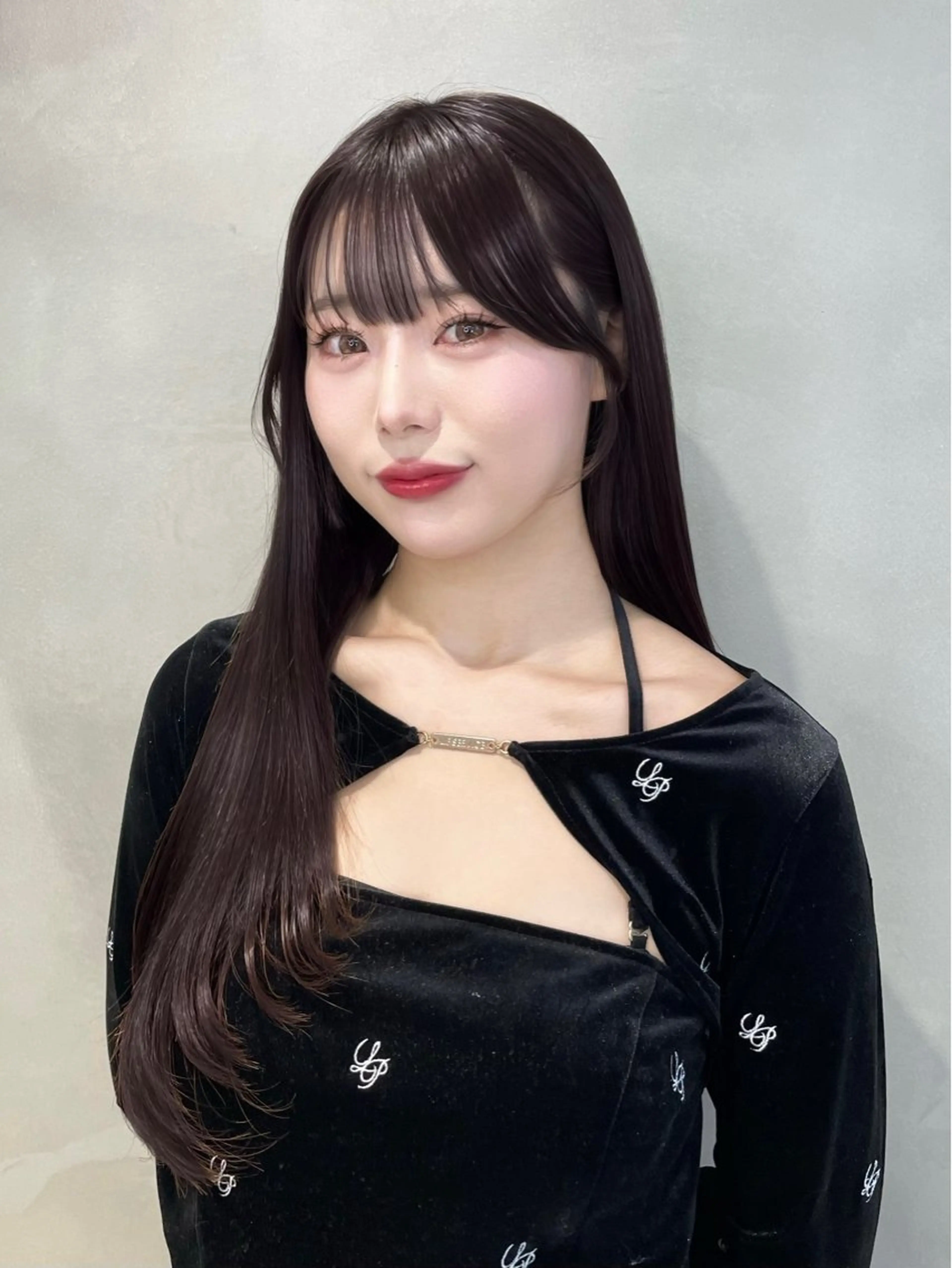 ロング カラー 縮毛矯正ブリーチなし 🍒❤ゆうきのヘアスタイル