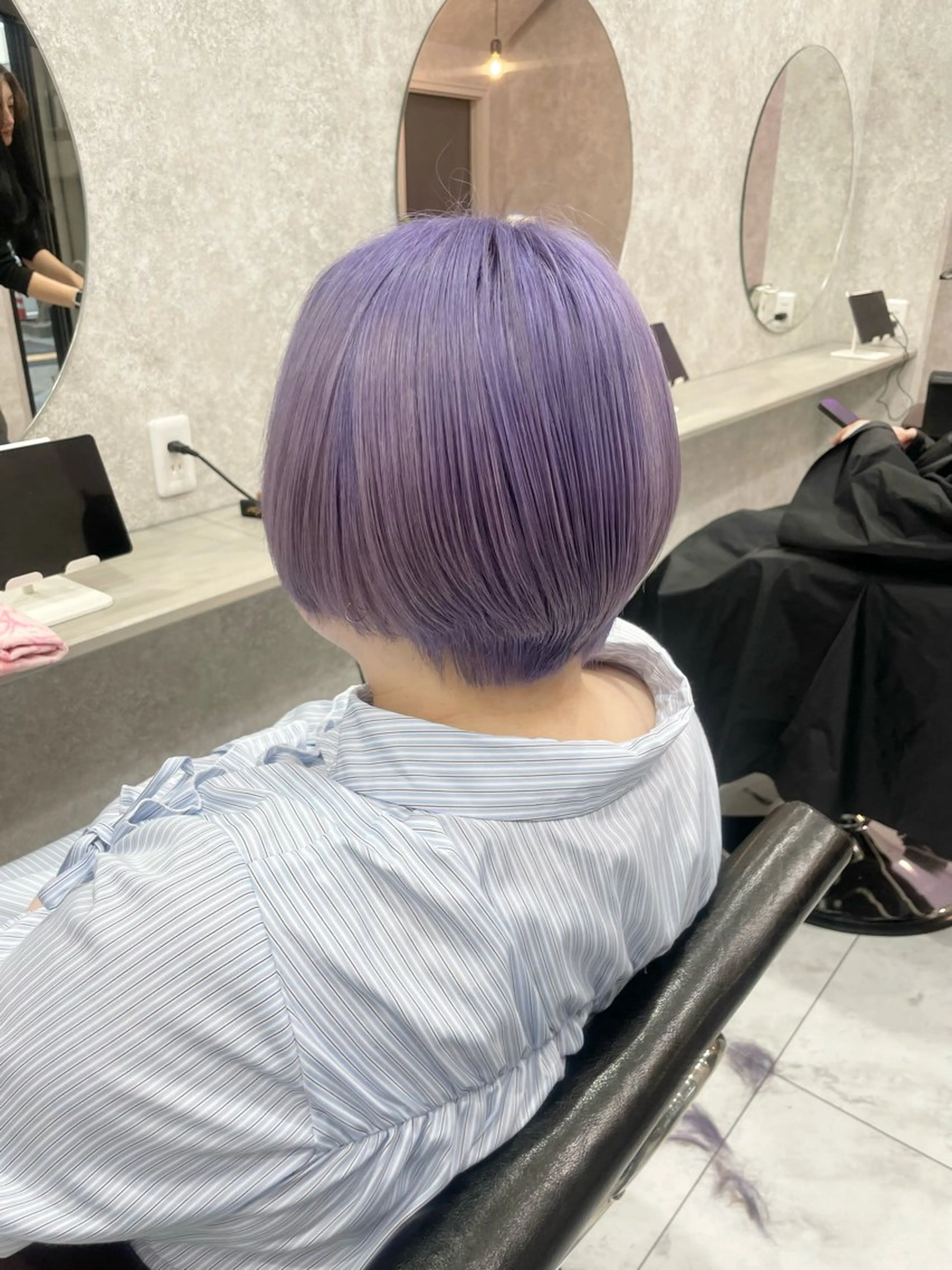 ショート 🦋ハイトーン🦋 石山 希理🦋のヘアスタイル