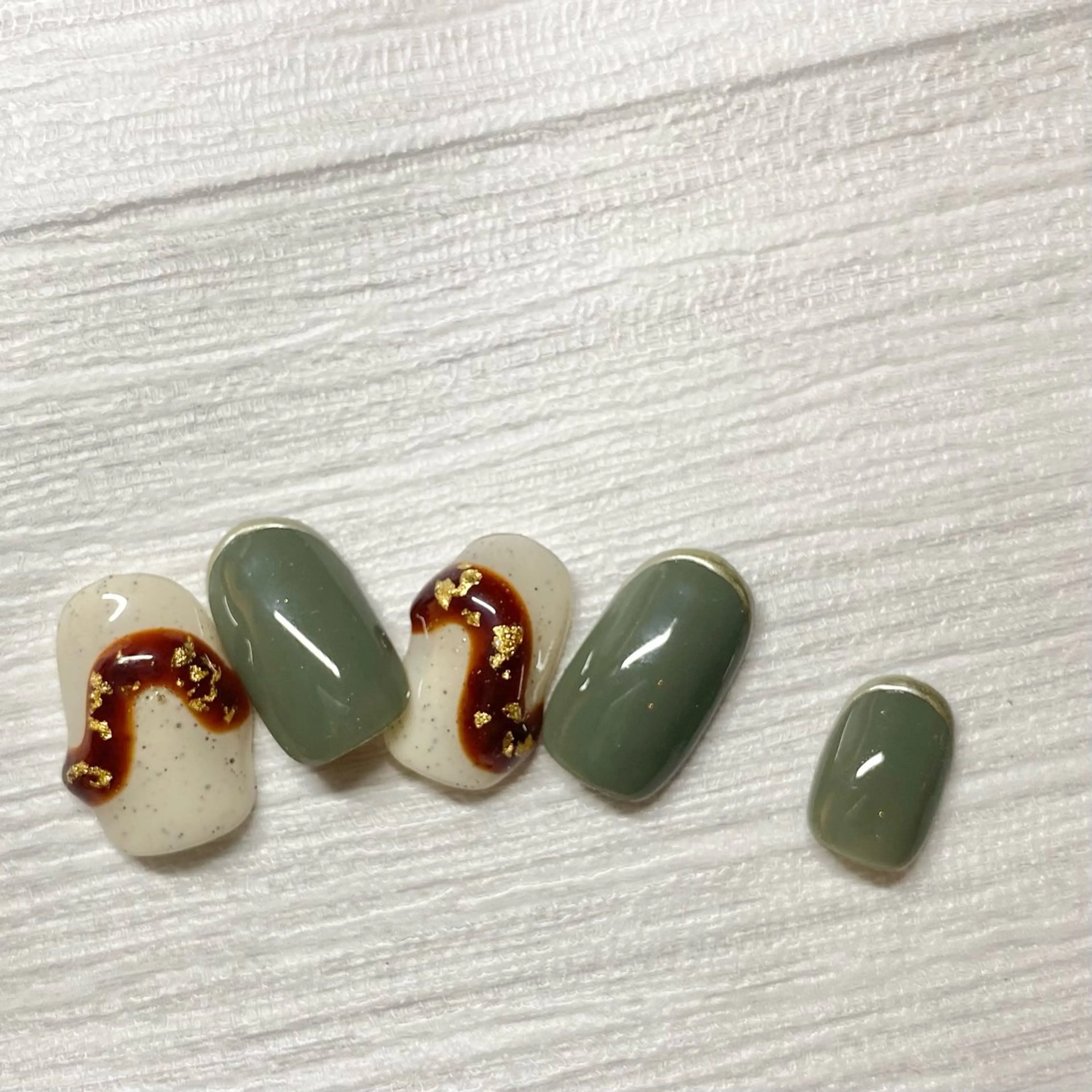 ネイル アートネイル フットネイル ニュアンスネイル 冬ネイル 山田 貴子のネイルデザイン