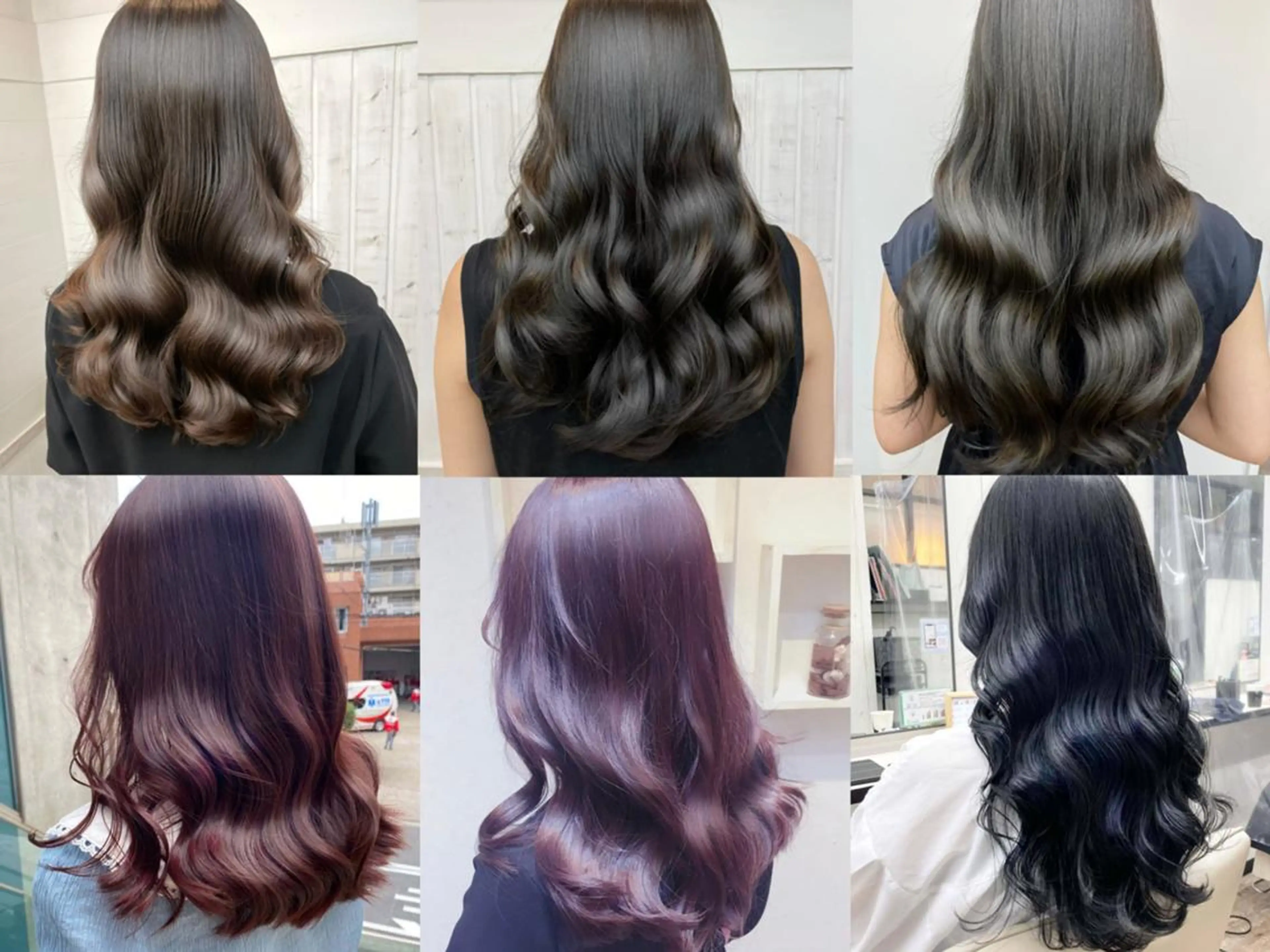 セミロング カラー パーマ アディクシーカラー ケアカラー 髪質改善 トリートメント ストレートパーマ カット ヘアカラー トリートメント ヘアケア特化型サロン newi 梅田のヘアスタイル