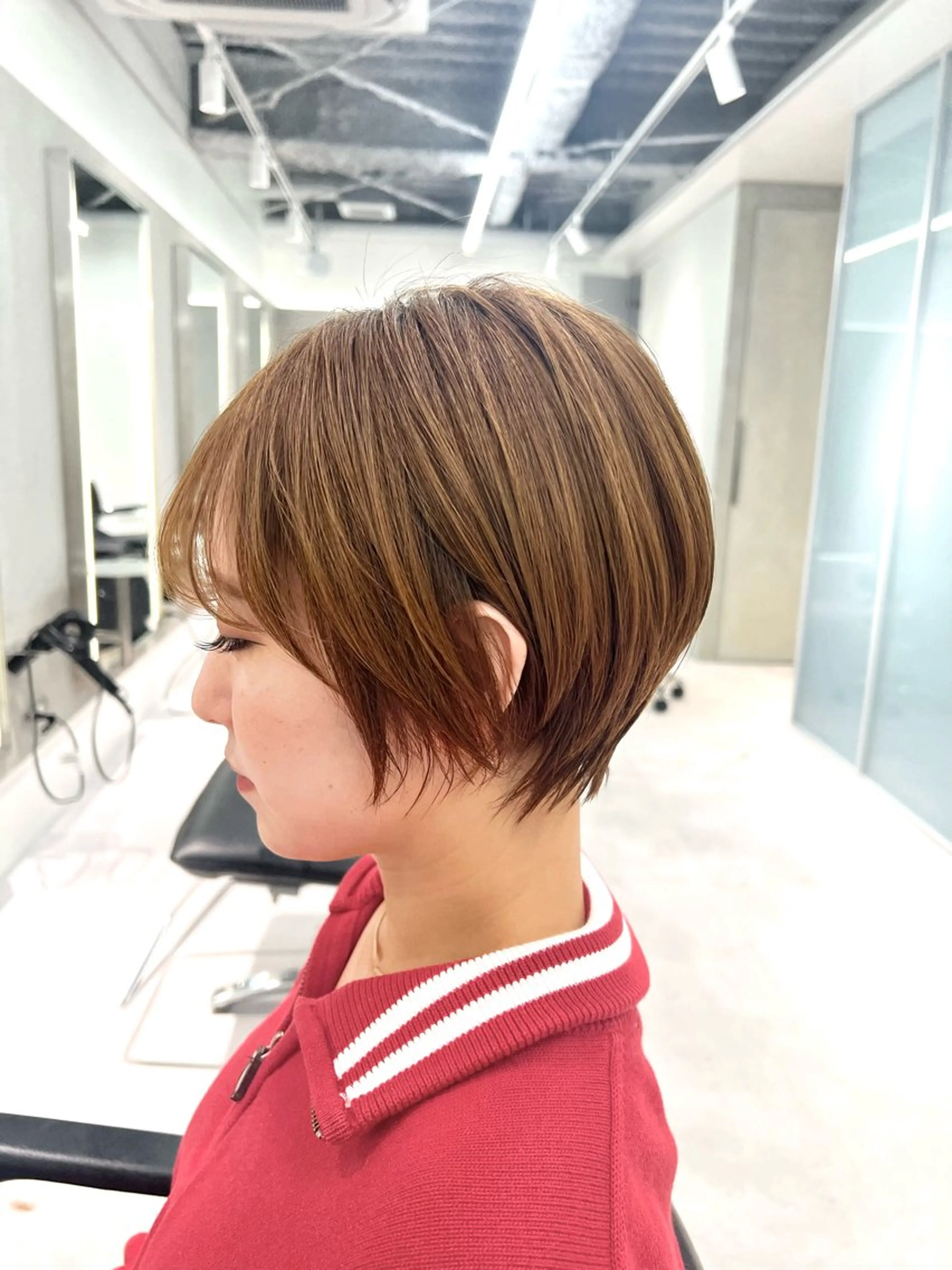 【土日祝限定】🍀骨格矯正カット🍀＋うる艶カラー＋ケアトリートメント✨ (メンズ予約ok)の写真