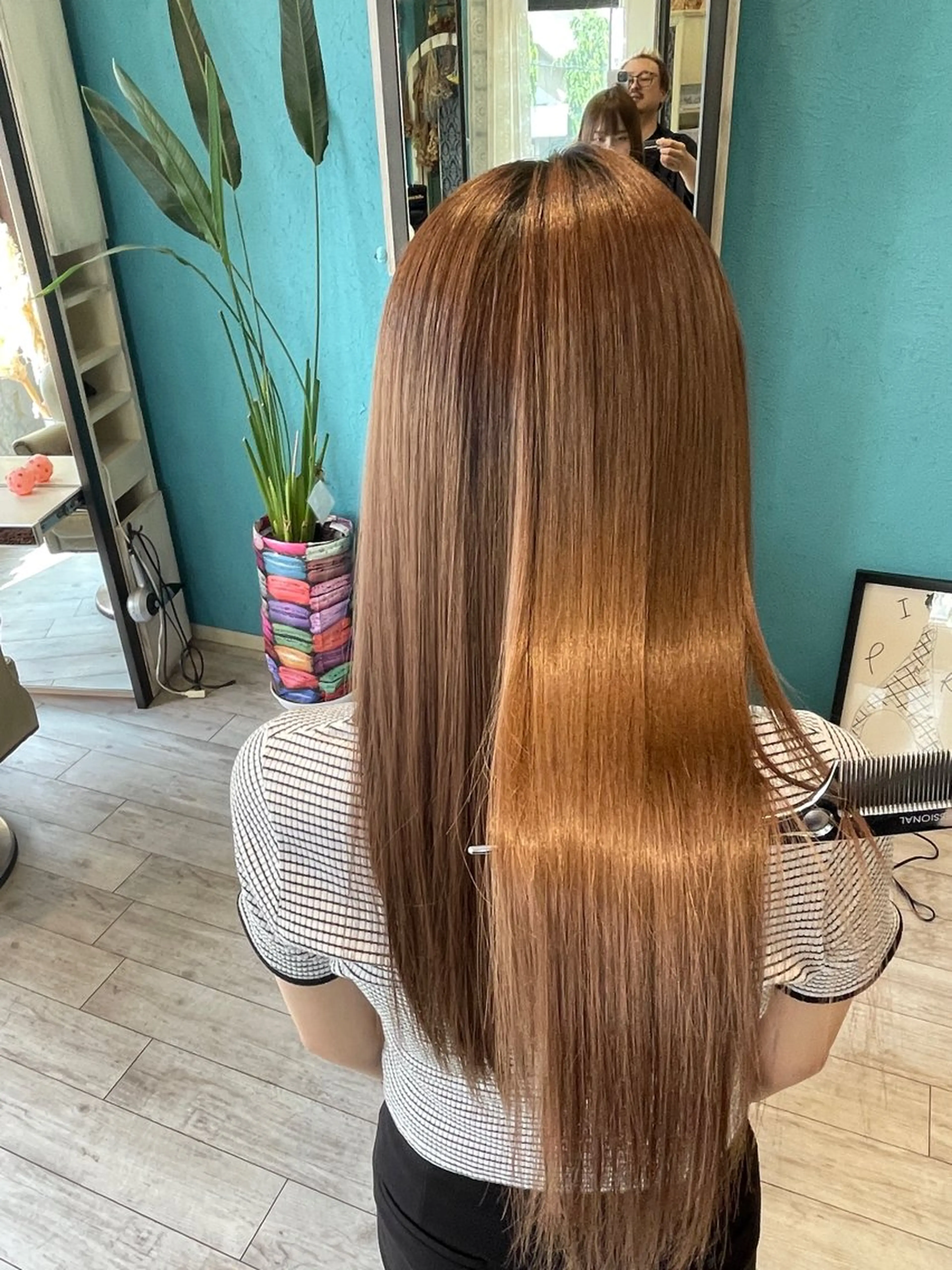 ロング カラー 髪質改善 トリートメント 縮毛矯正 Suzuki Atsushiのヘアスタイル