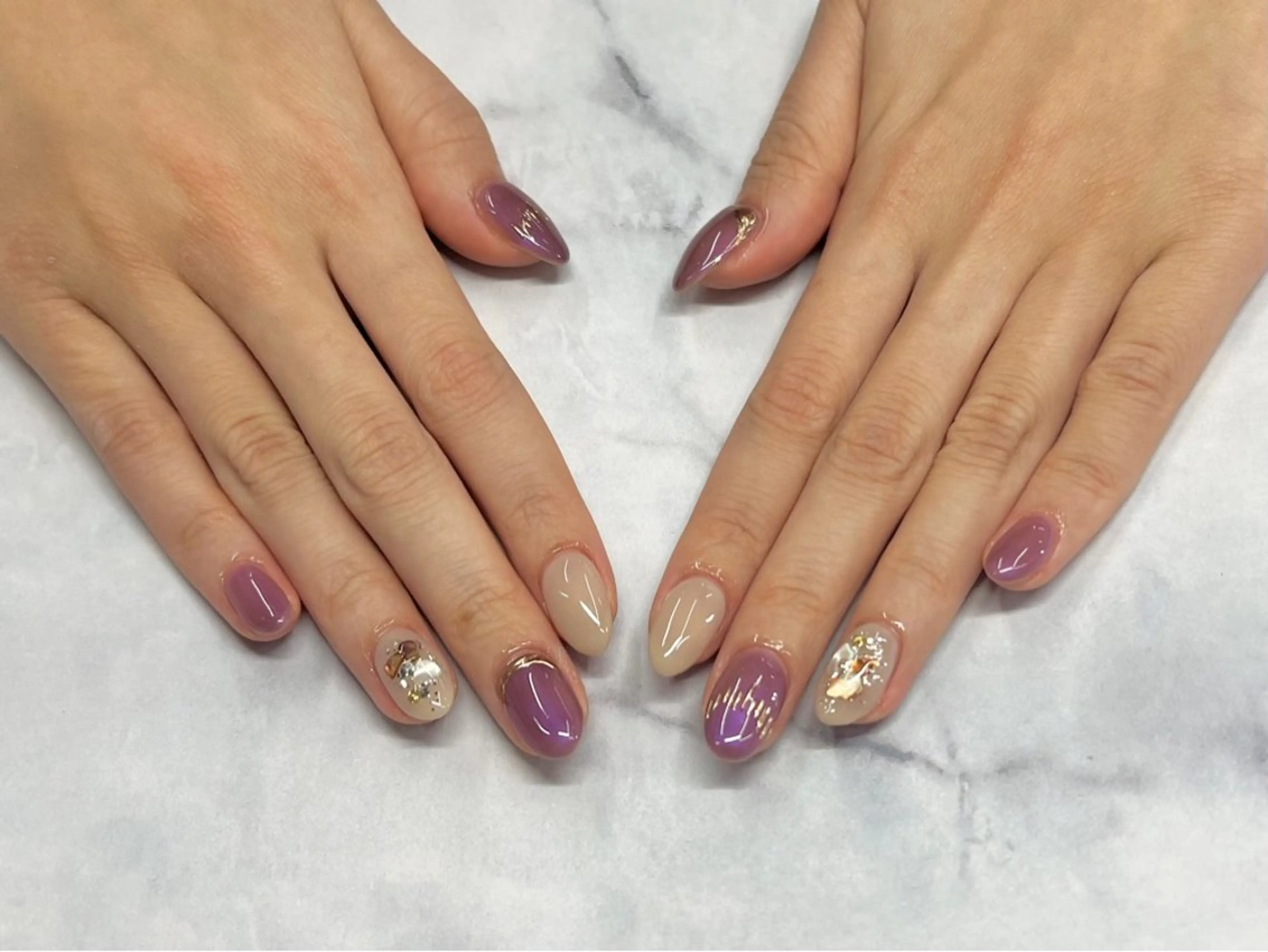 ネイル AISAフィル× ハードモチ最強のネイルデザイン