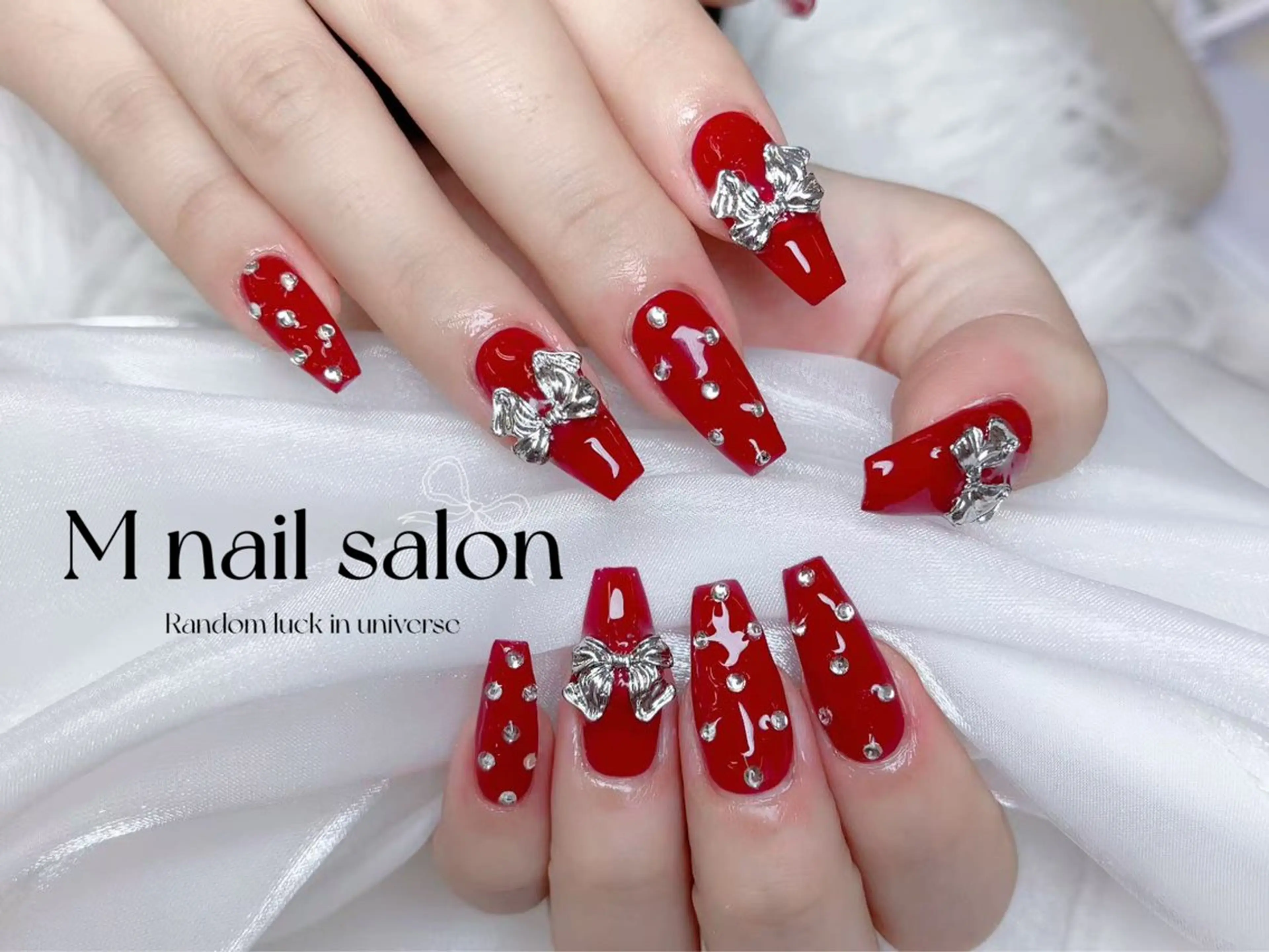 ネイル ハンドネイル M🌷nail 長さだし専門店のネイルデザイン