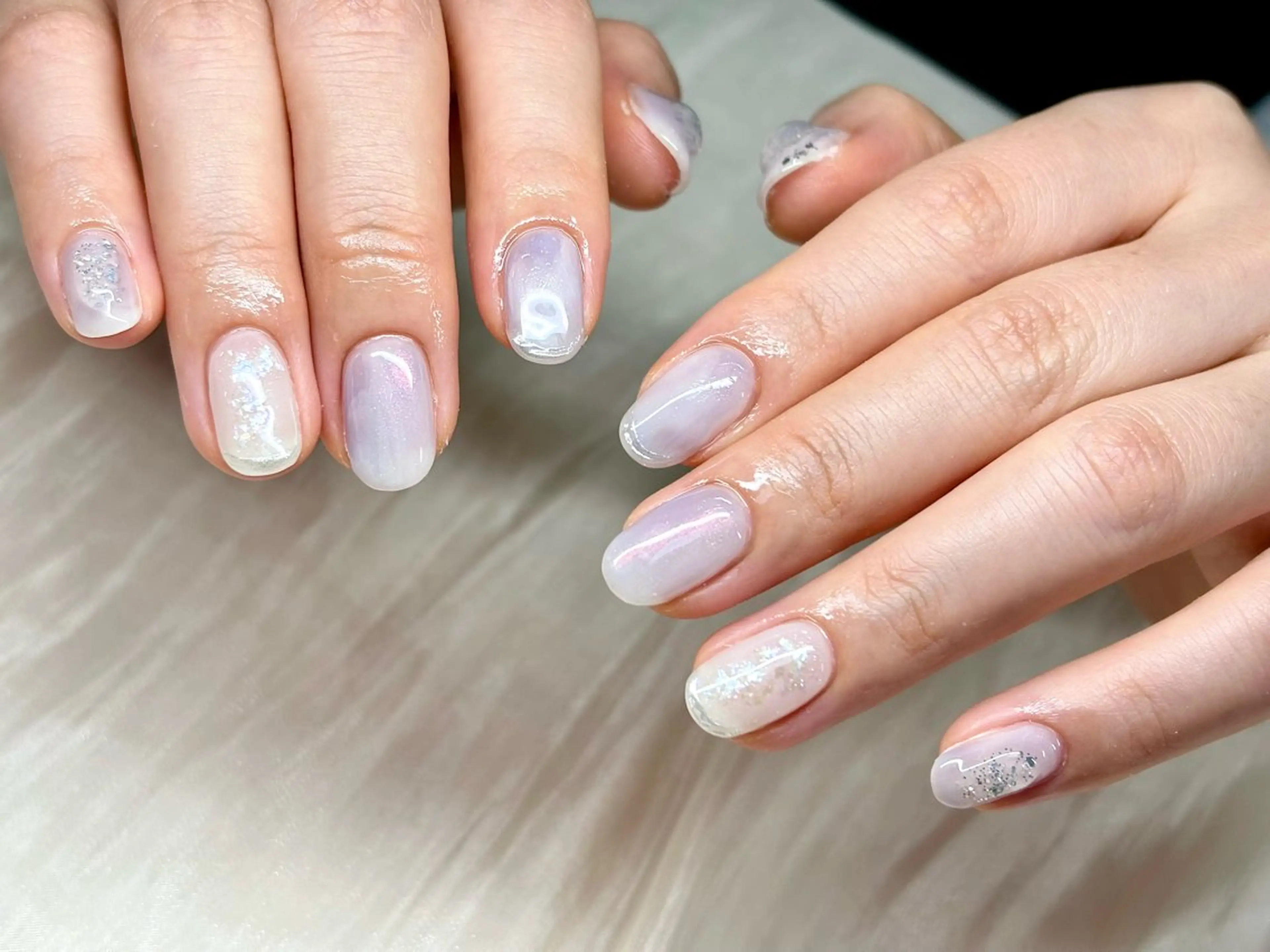 ネイル ニュアンスネイル ETE LUNA NAILのネイルデザイン
