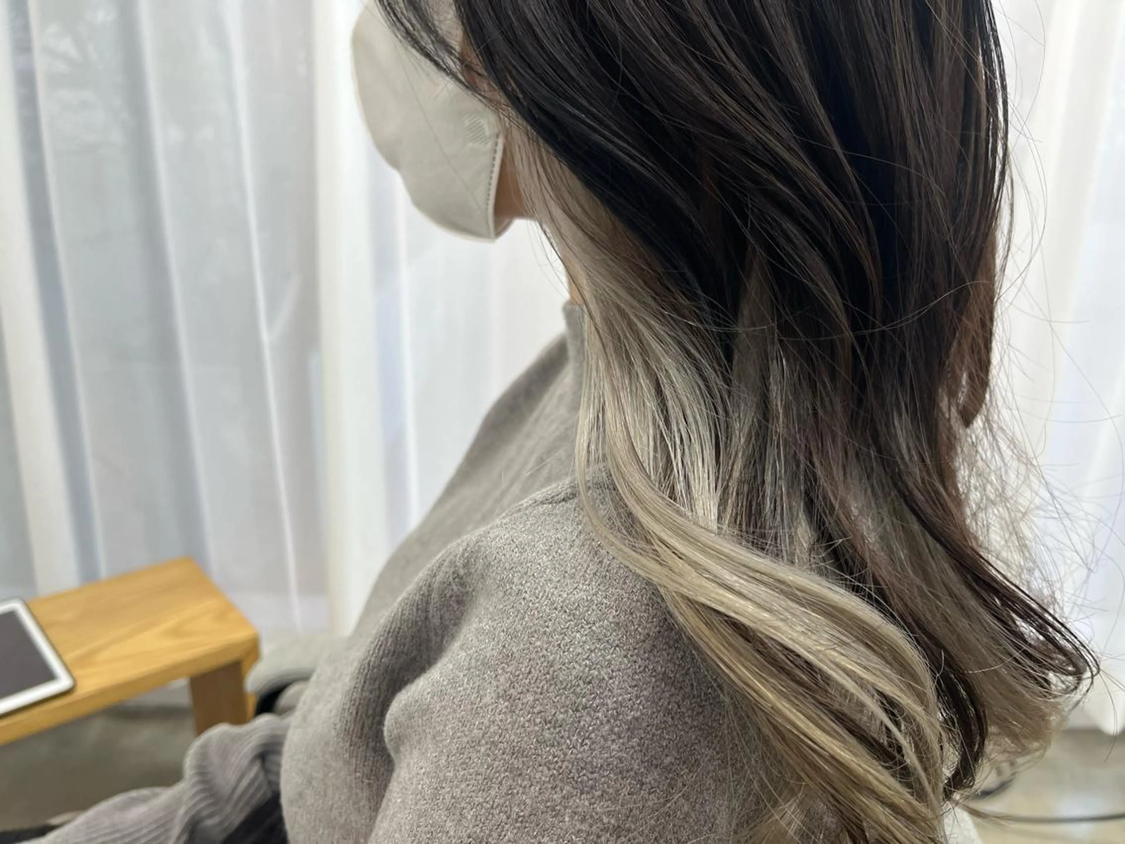 ロング カラー ヘアカラー ⭐️当日OK⭐️ 岩田峻のヘアスタイル