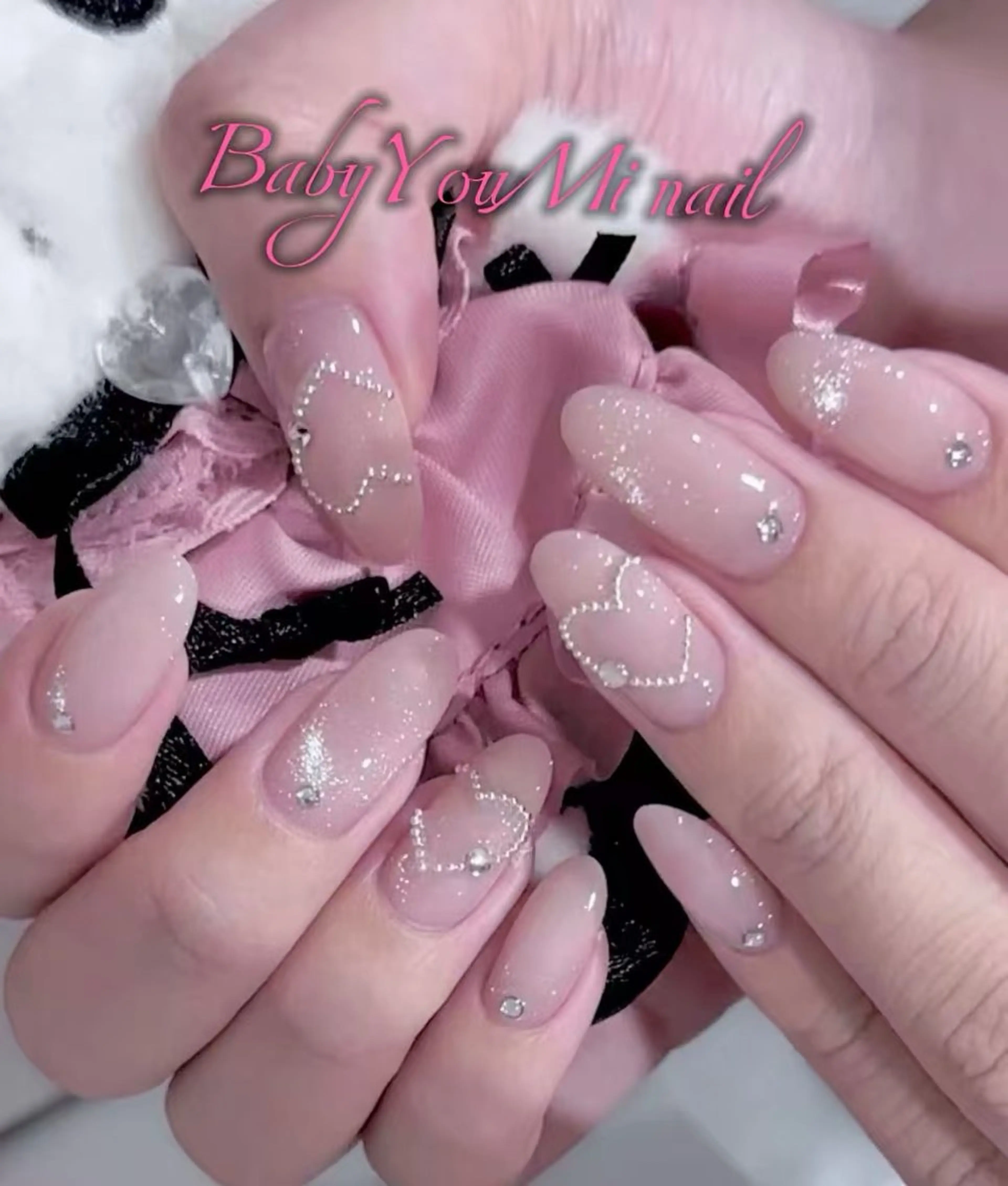 ネイル オーロラネイル フラワーネイル フットネイル フレンチネイル ジェルネイル ハンドネイル BabyYouMi nailのネイルデザイン