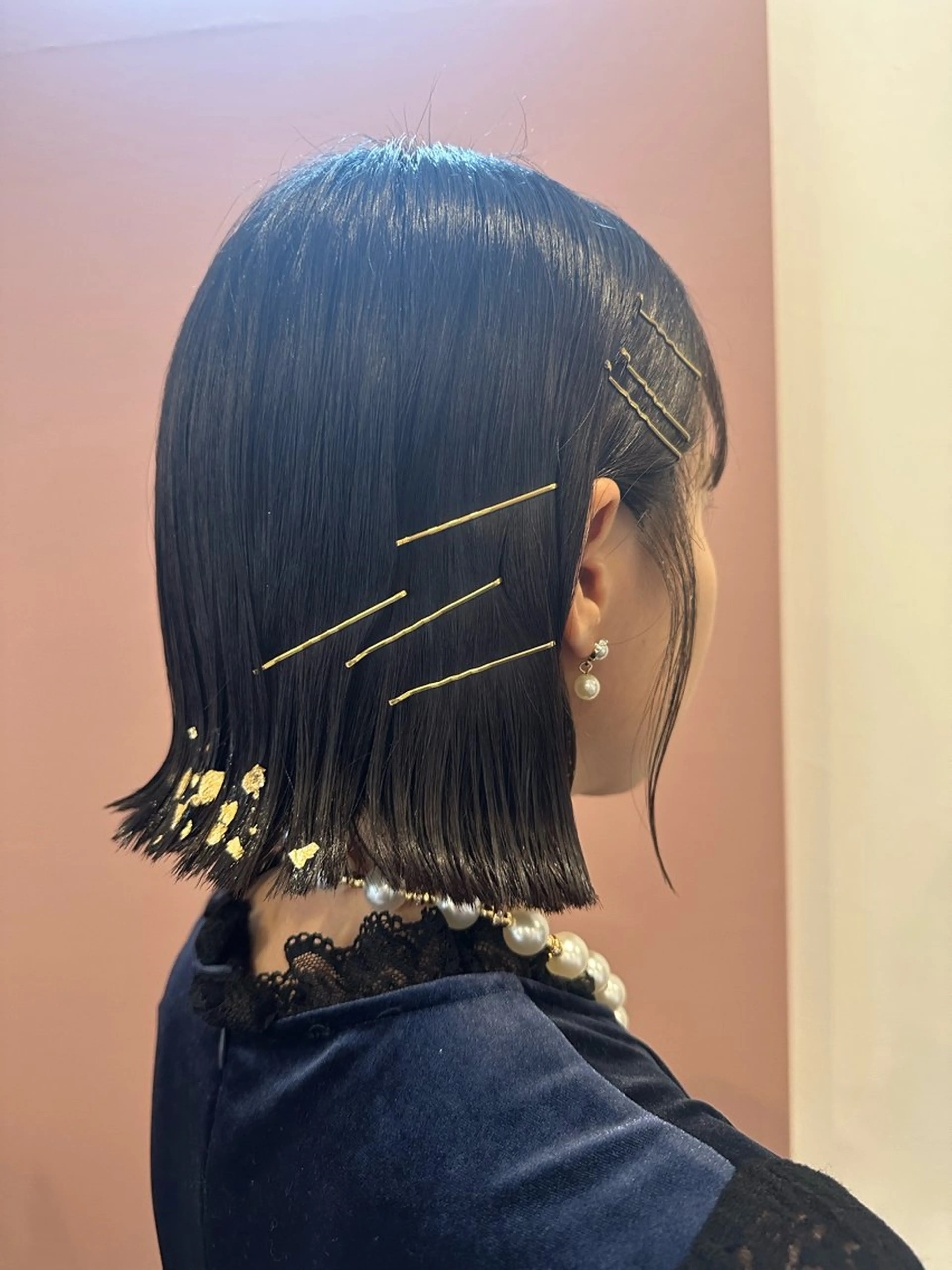 ショート ヘアアレンジ ボブ ヘアセット pep natsumiのヘアスタイル