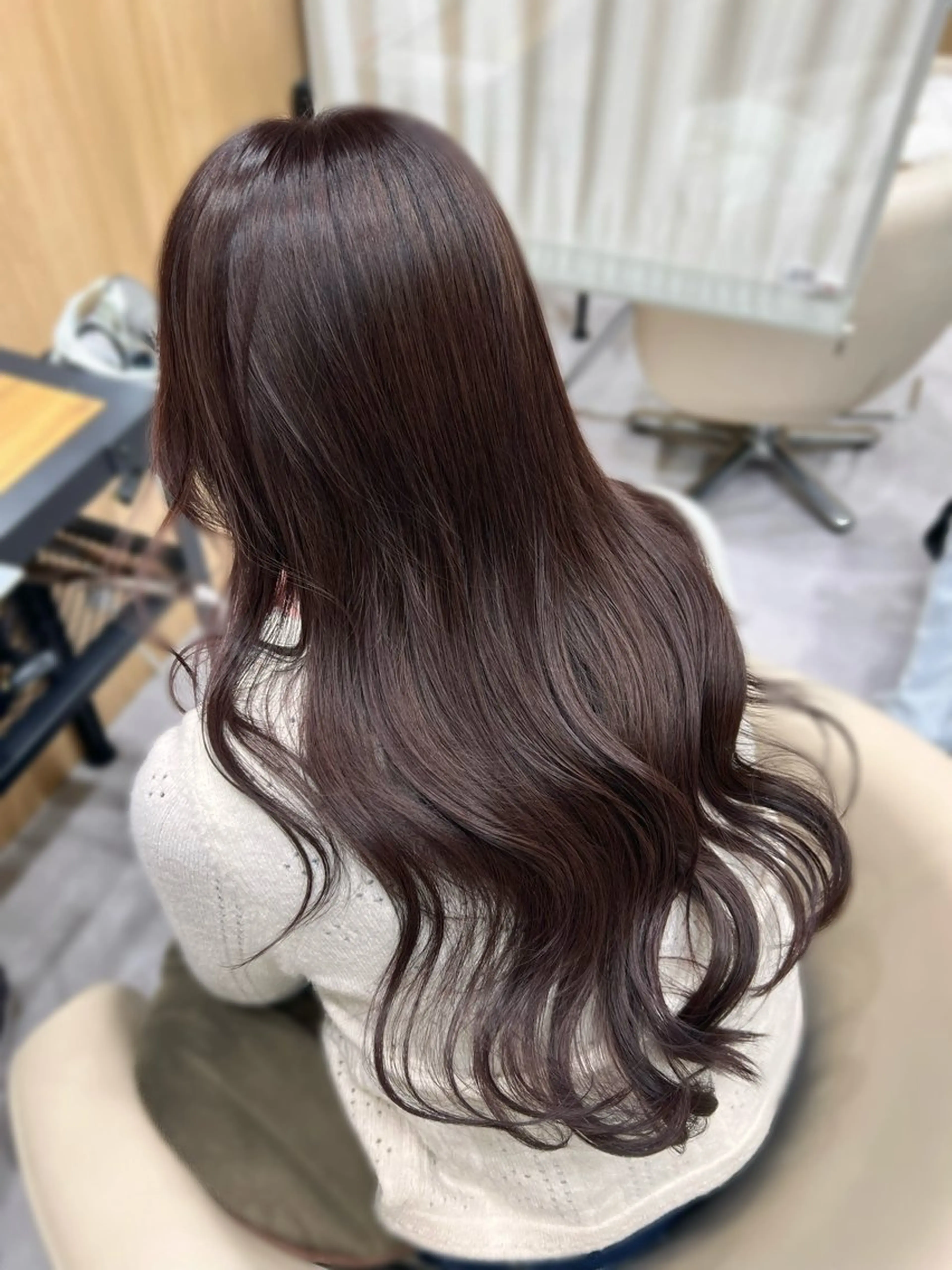 ロング カットカラー model🎀りせのヘアスタイル