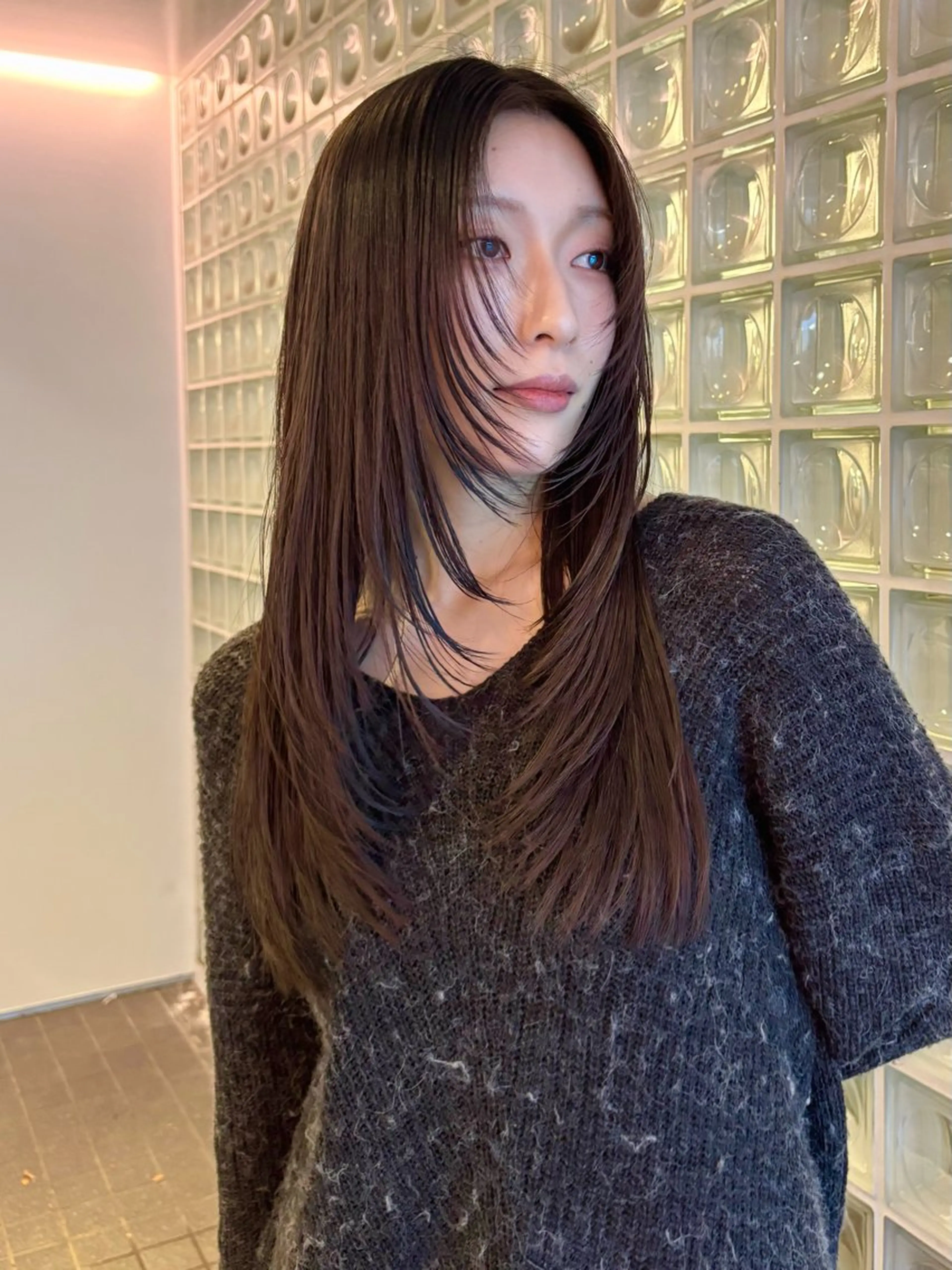 ロング レイヤーカット Kinoのヘアスタイル