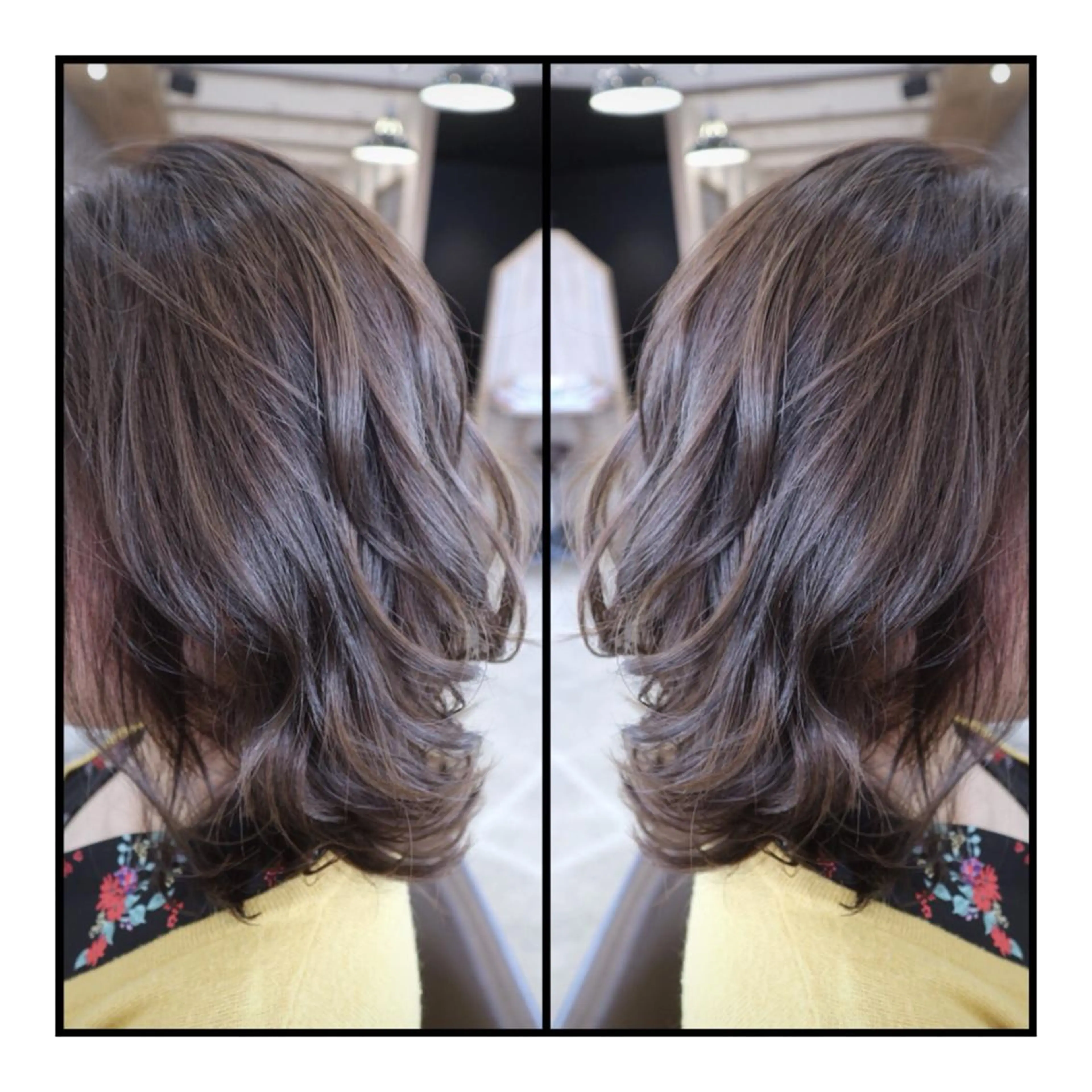 セミロング カラー Aguhair所属・土屋 ゆうこのヘアスタイル