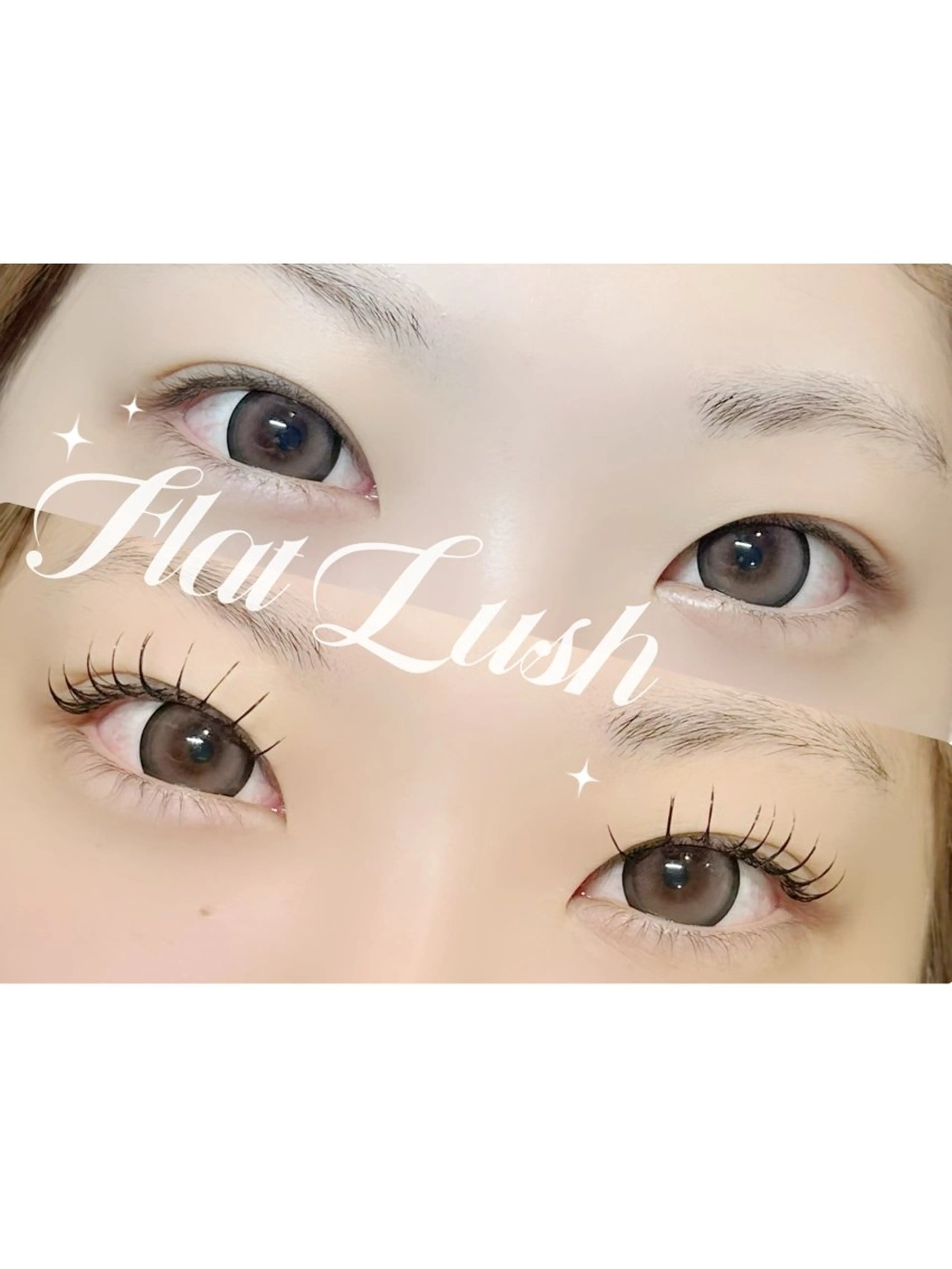 マツエク・マツパ フラットラッシュ 井上 沙耶のマツエク・マツパデザイン