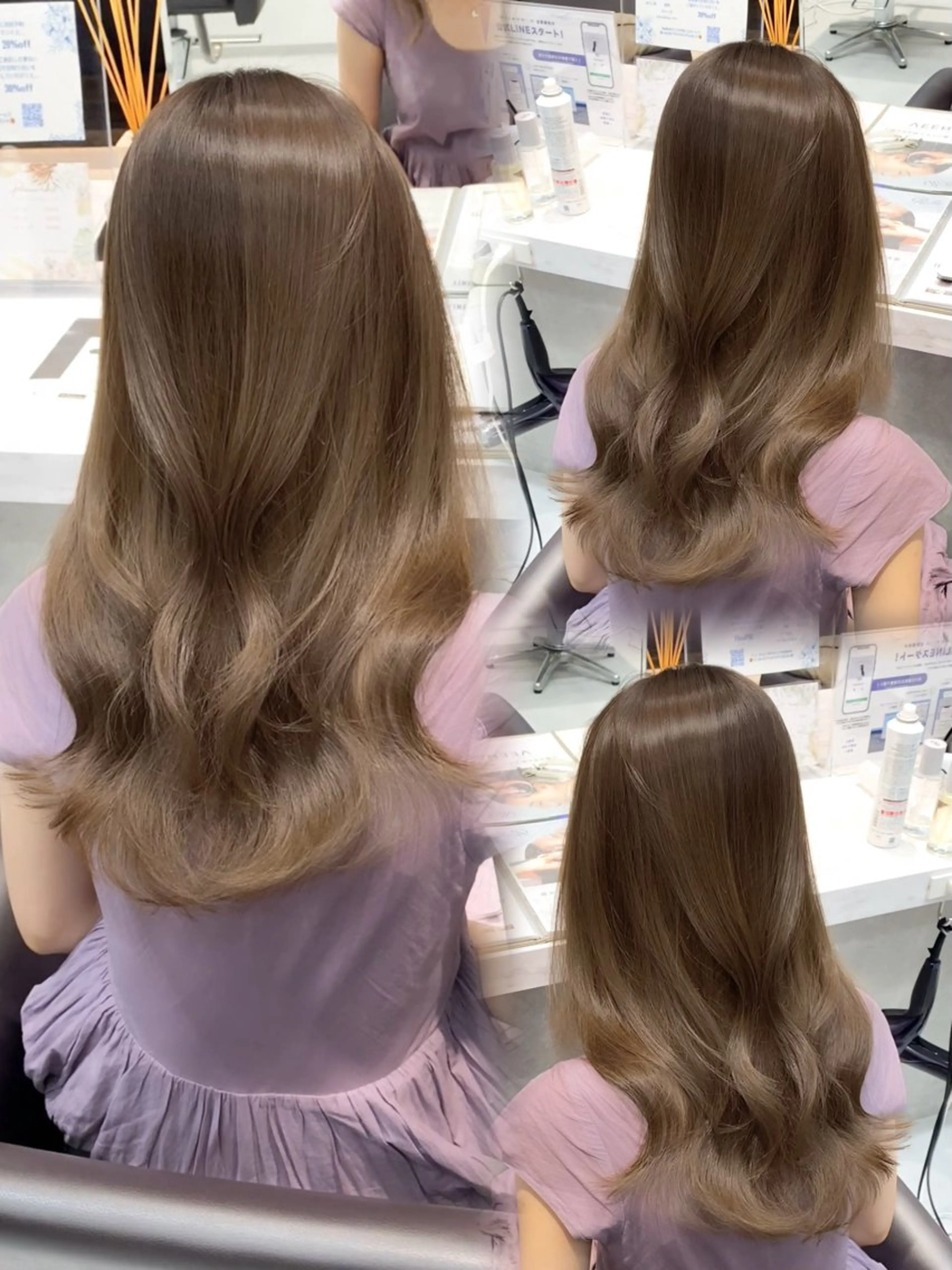 ロング カット ヘアカラー トリートメント 🌙レイヤー/透明感 髪質改善/宮田💫のヘアスタイル