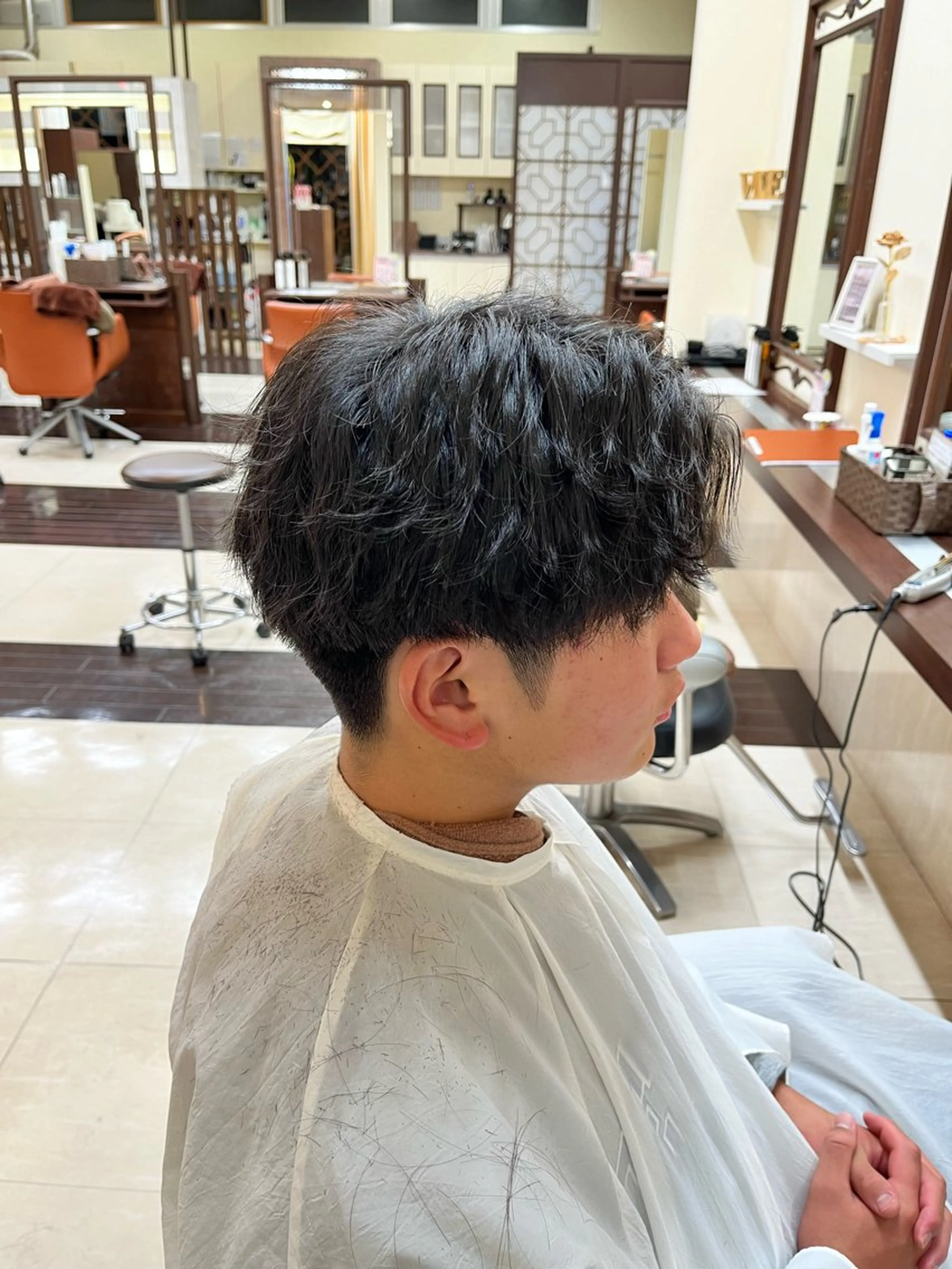 ショート メンズ センターパート 刈り上げ 🧊メンズ特化🧊 高木航希のヘアスタイル