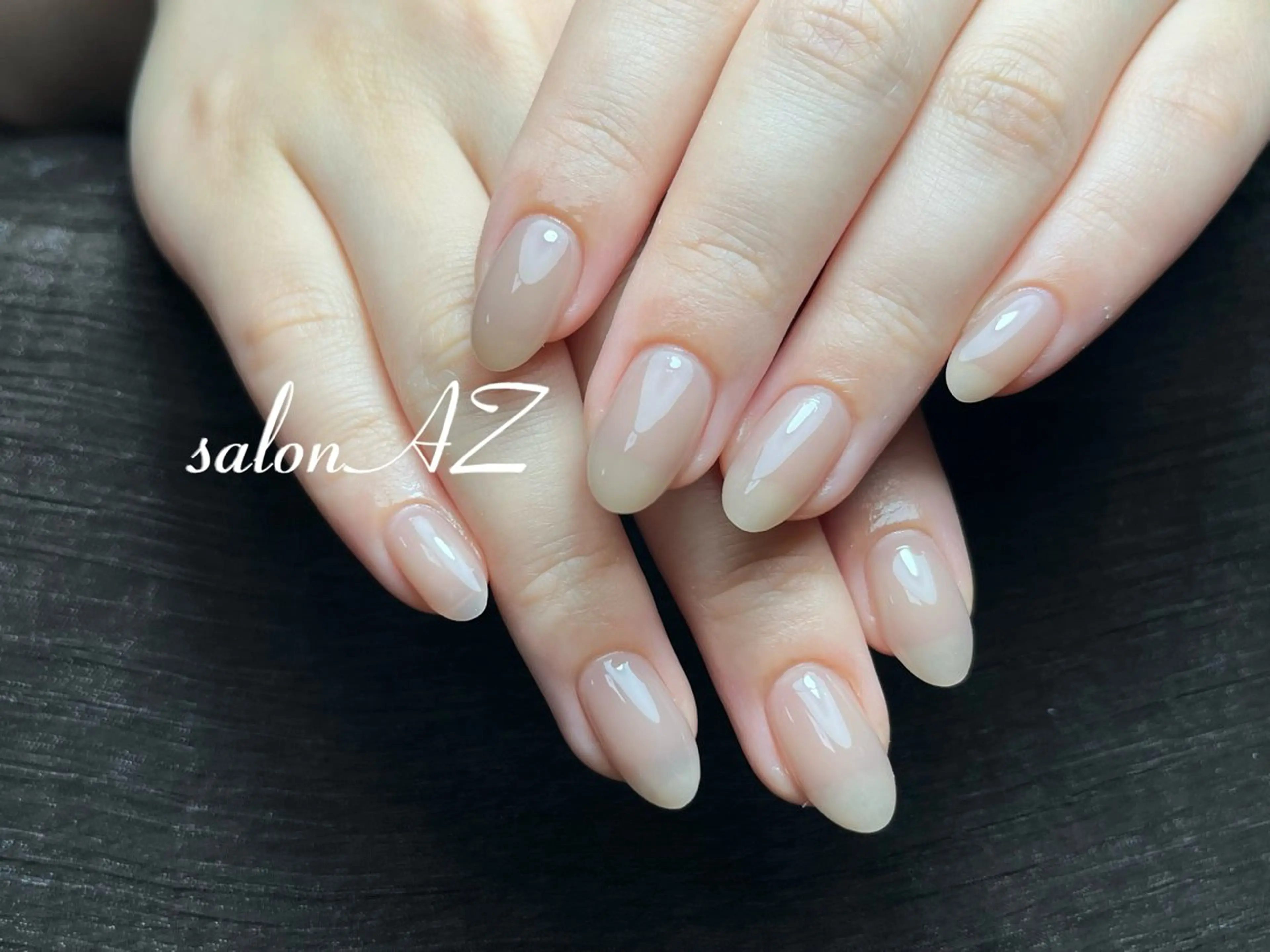 ネイル アートネイル 長さ出し フットネイル フレンチネイル ジェルネイル salon AZのネイルデザイン