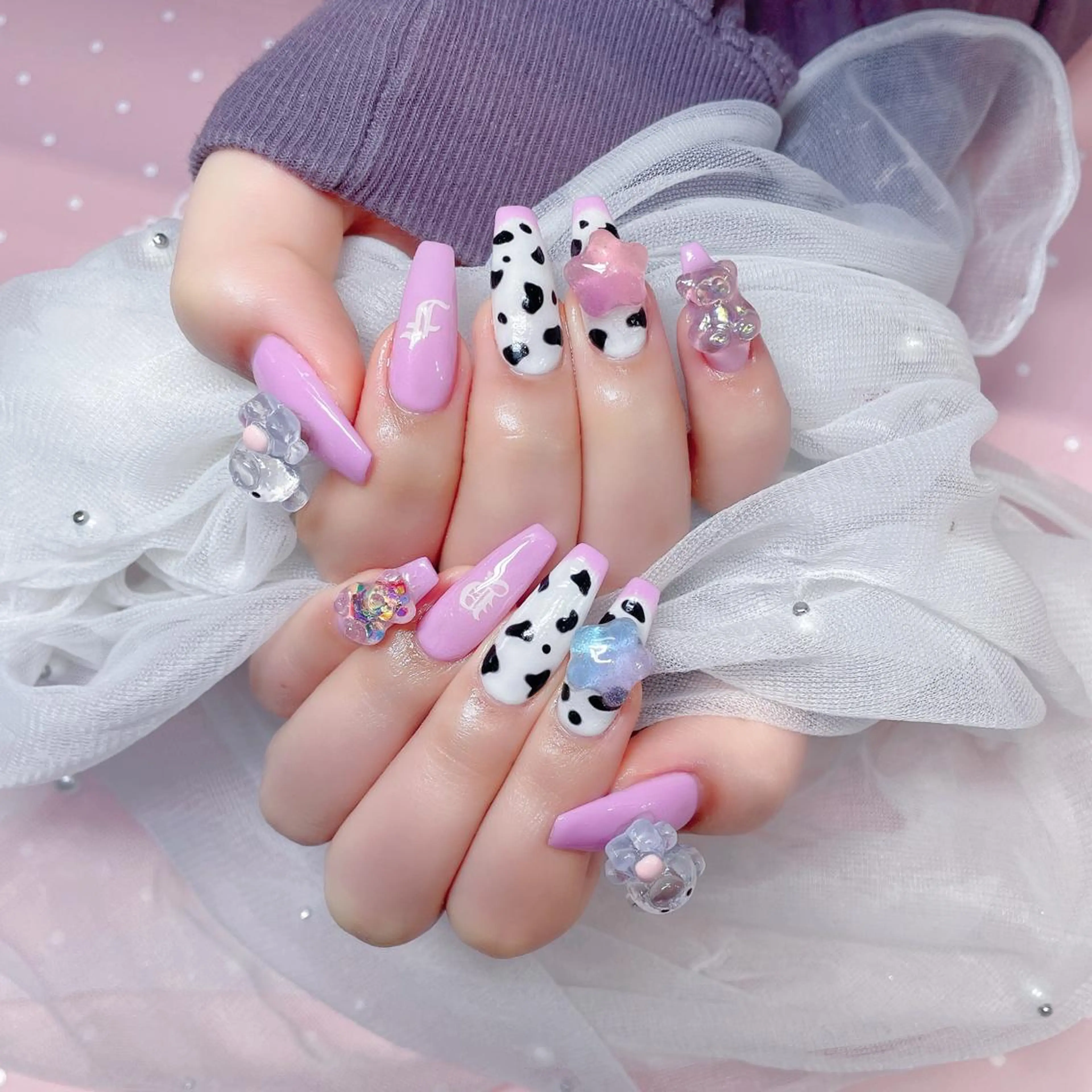 ネイル 長さ出し ネイルチップ Nail Salon kihi大塚店のネイルデザイン