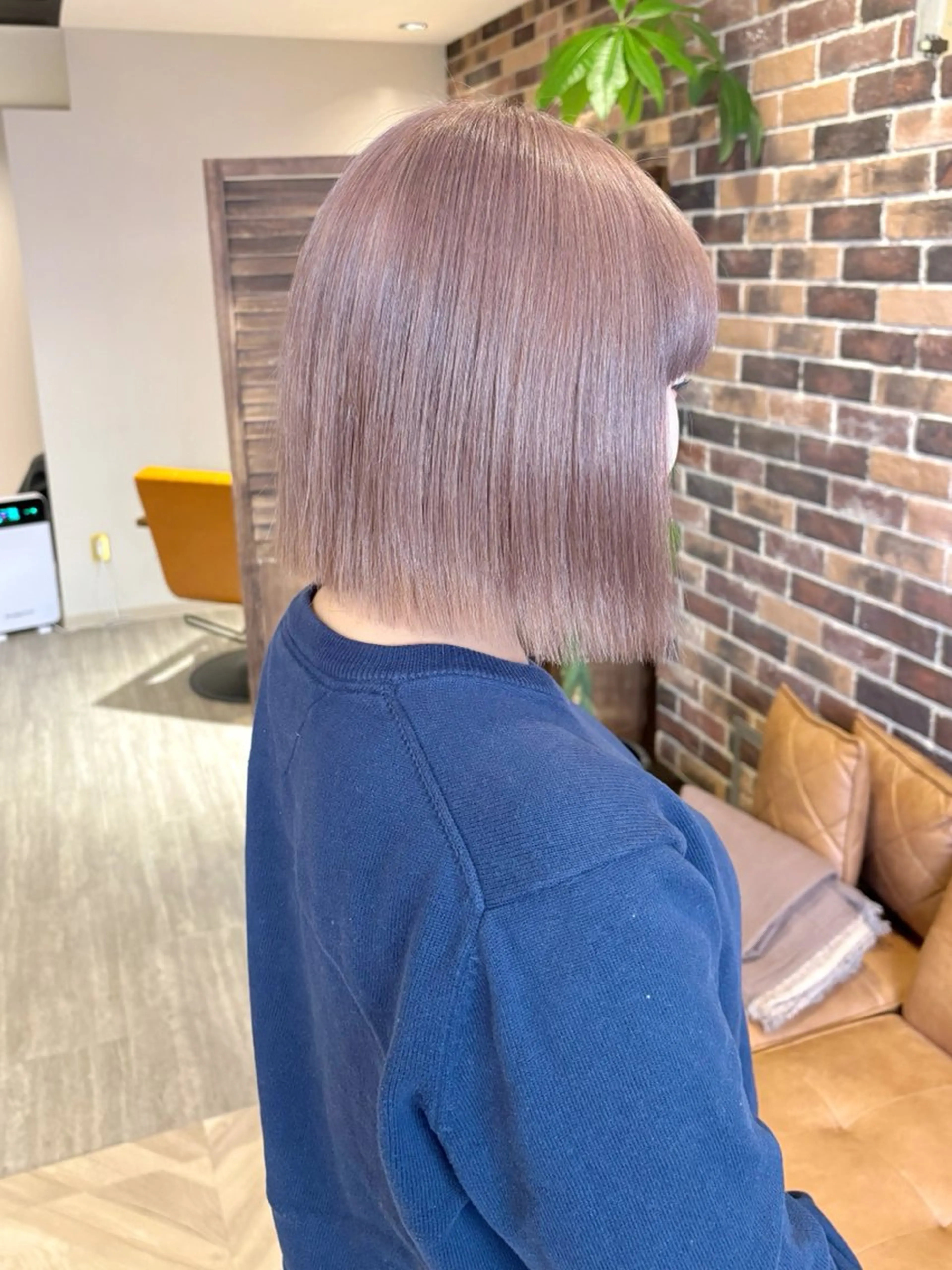 ミディアム ヘアカラー 艶髪/透け感カラー /RYOのヘアスタイル