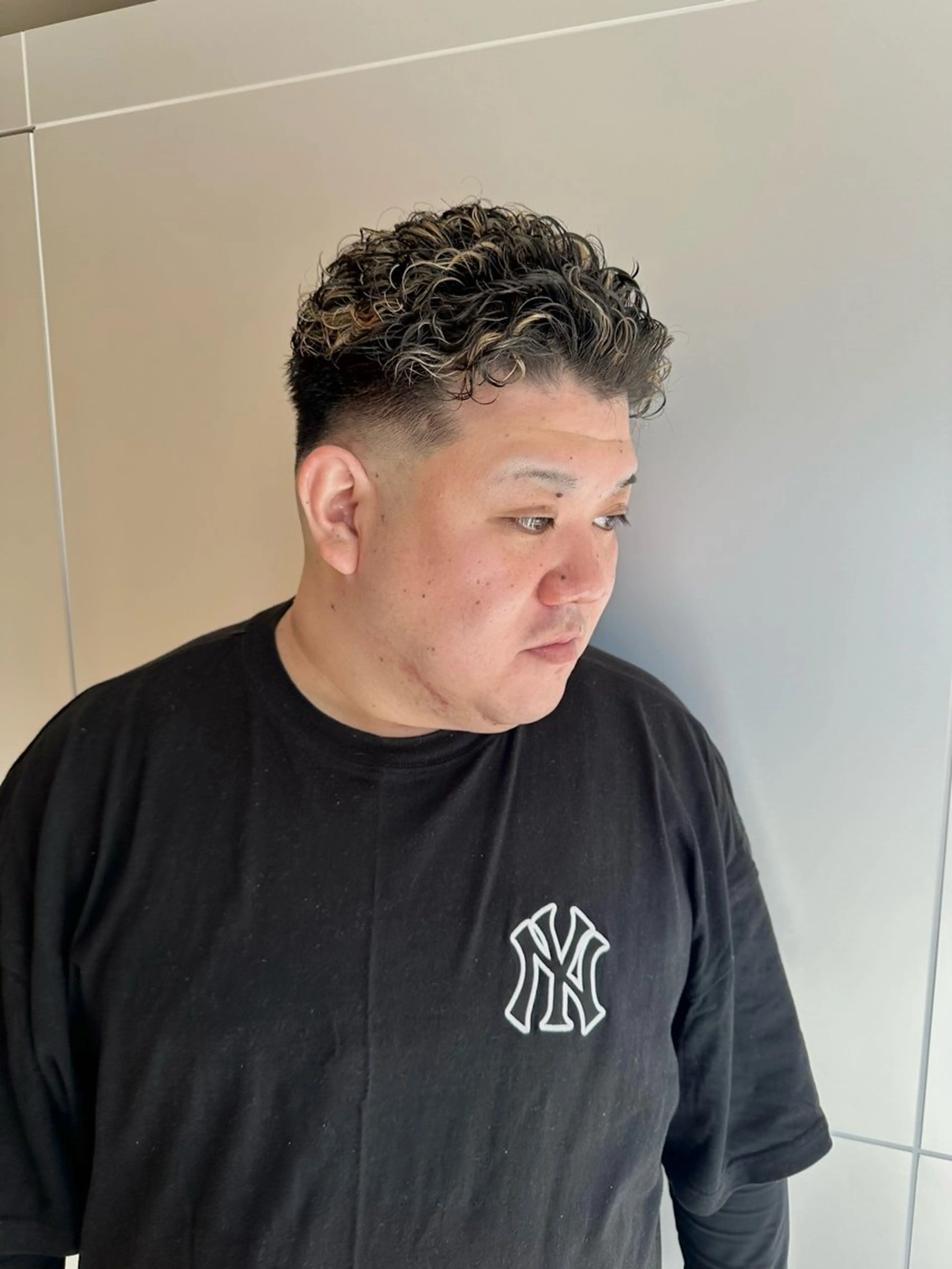 メンズカット&ハイライトの写真