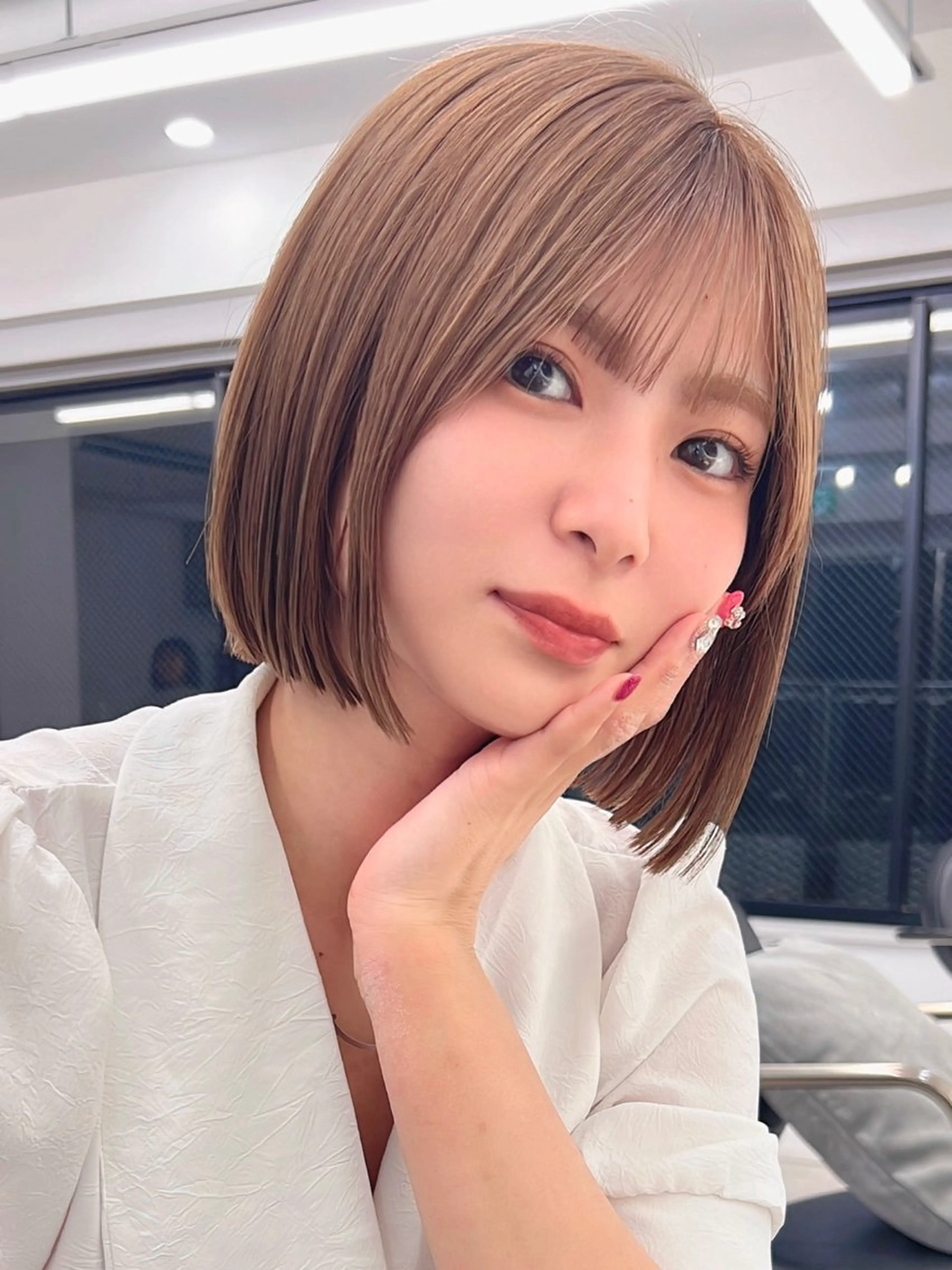 ショート ボブ 髪質改善 田中大貴のヘアスタイル