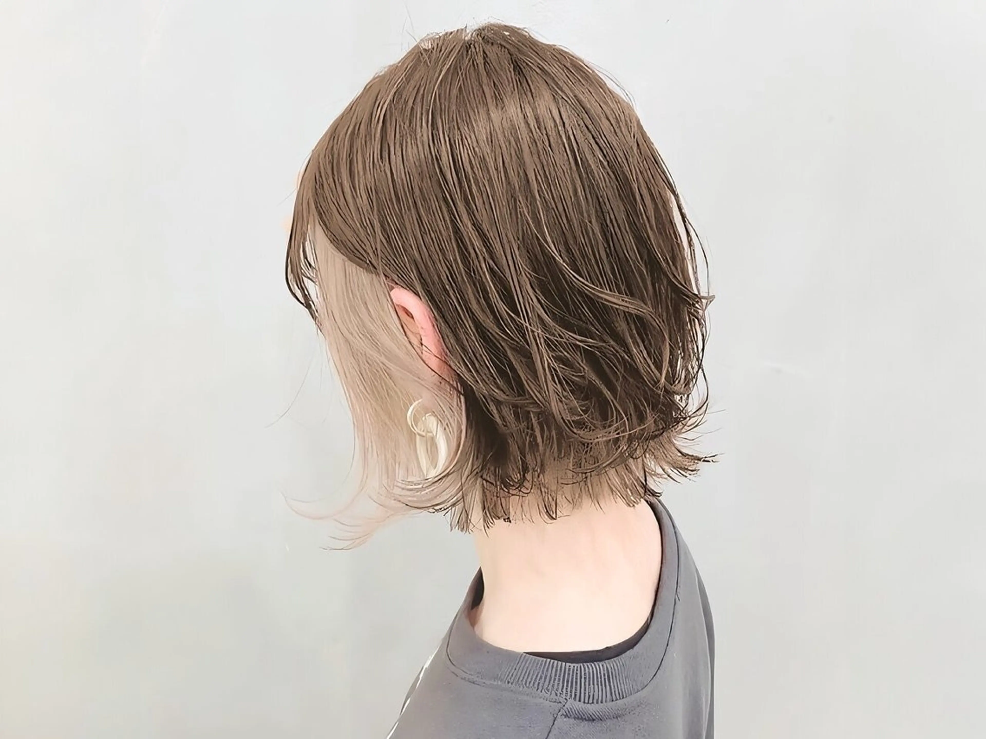 【耳掛けが映える】インナーカラー＋カラー+2stepトリートメント¥14900の写真