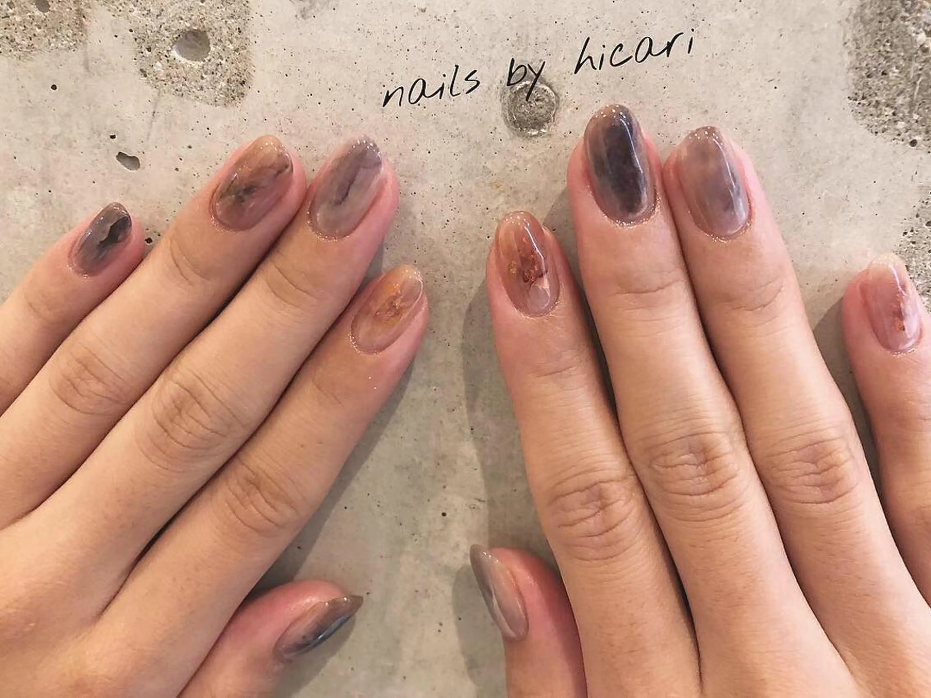 ショート カラー キッズ ネイル マツエク・マツパ illum hicariのネイルデザイン