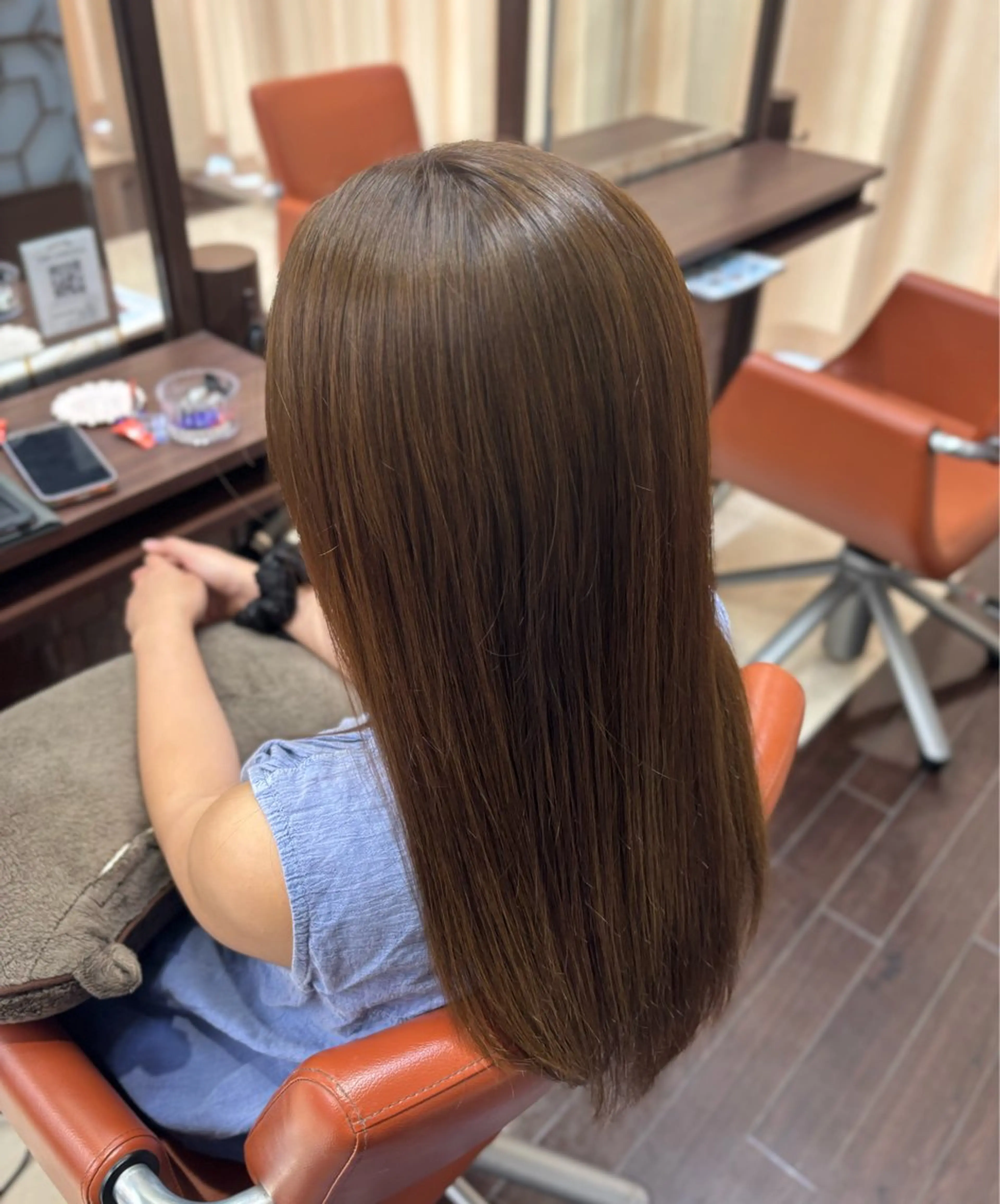 ロング カラー ベージュカラー オリーブベージュ 🌻カラーモデル /艶カラー/あい🌻のヘアスタイル