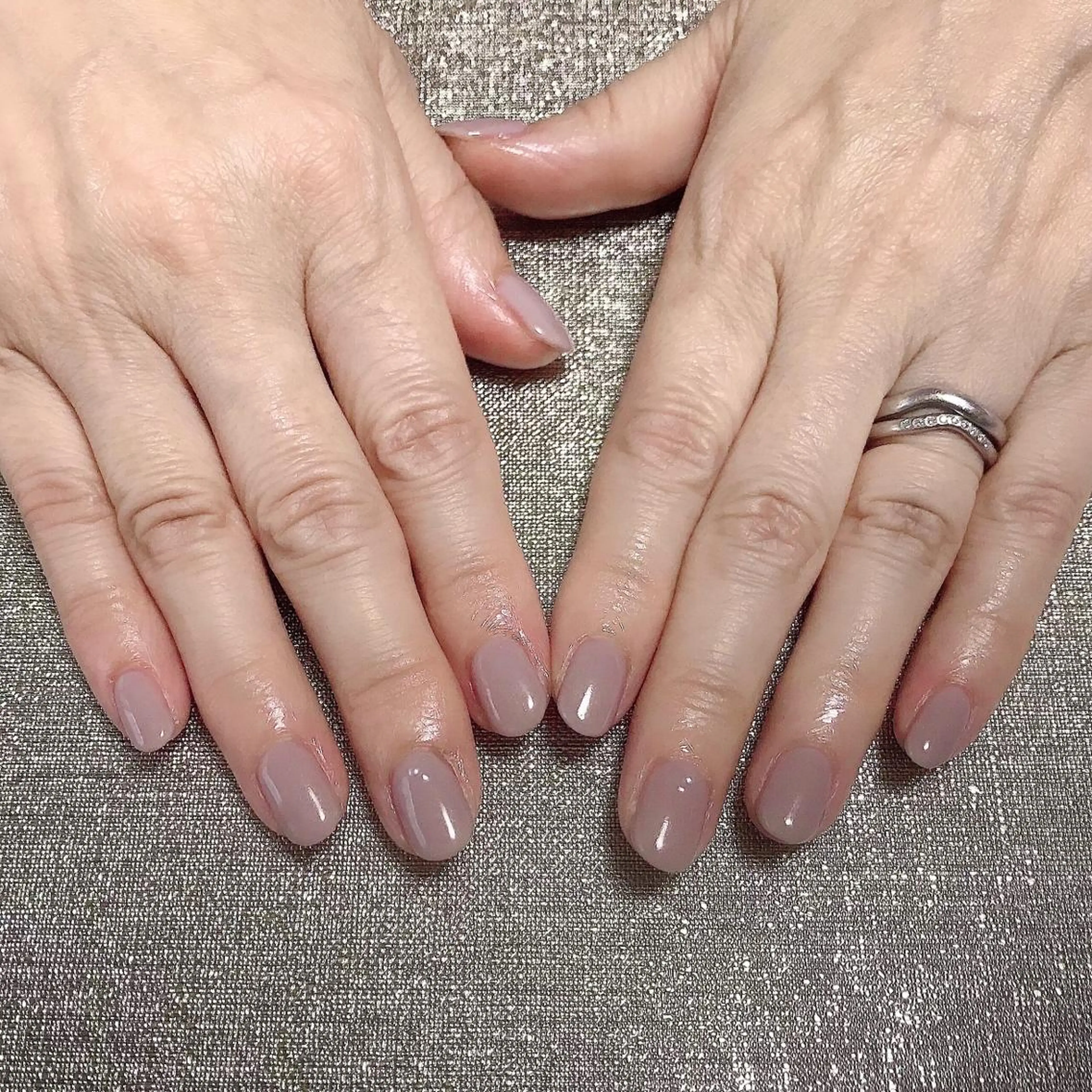 ネイル フットネイル ラメ(グリッター) ワンカラーネイル kikinail 溝の口のネイルデザイン