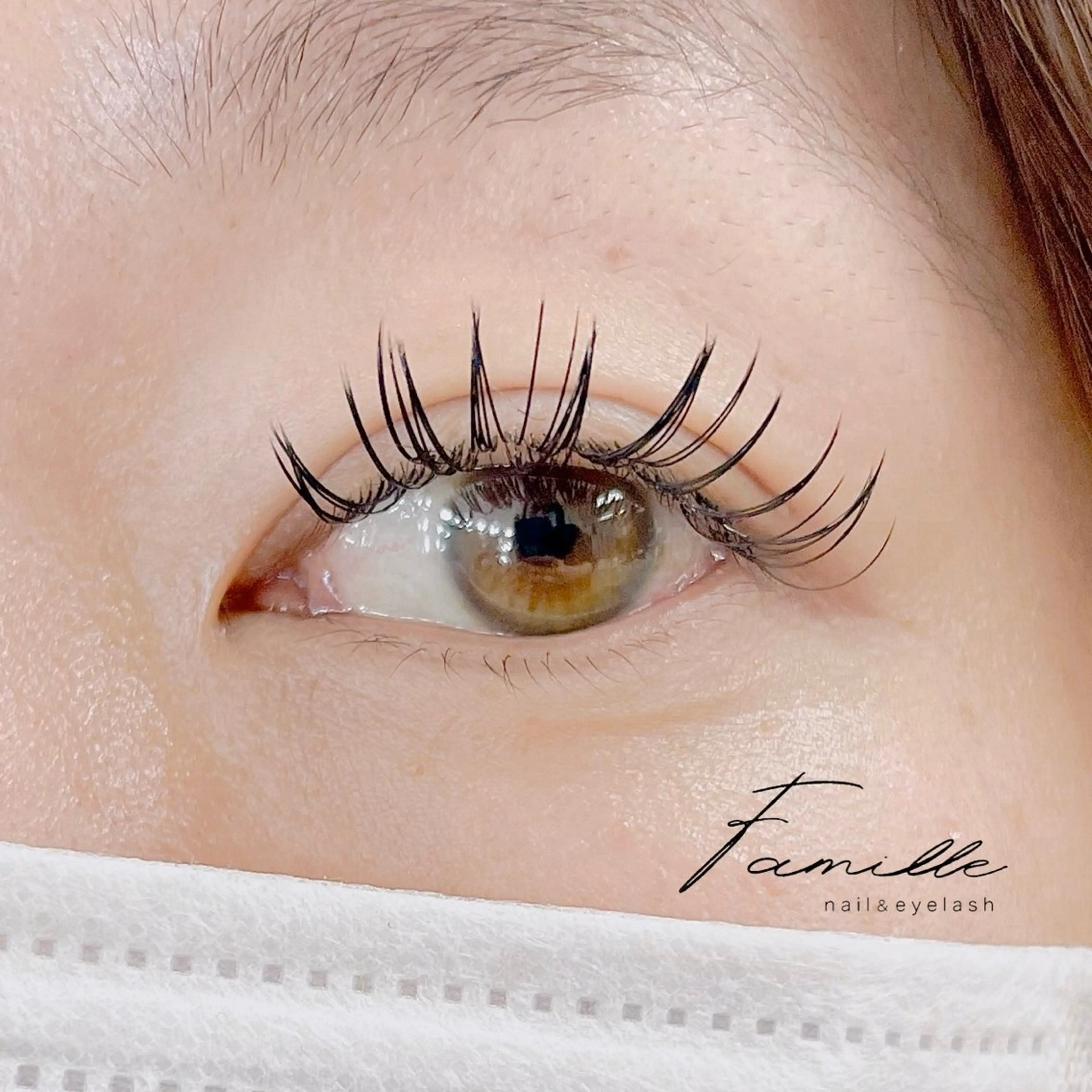 マツエク・マツパ フラットラッシュ Yuta Manamiのマツエク・マツパデザイン