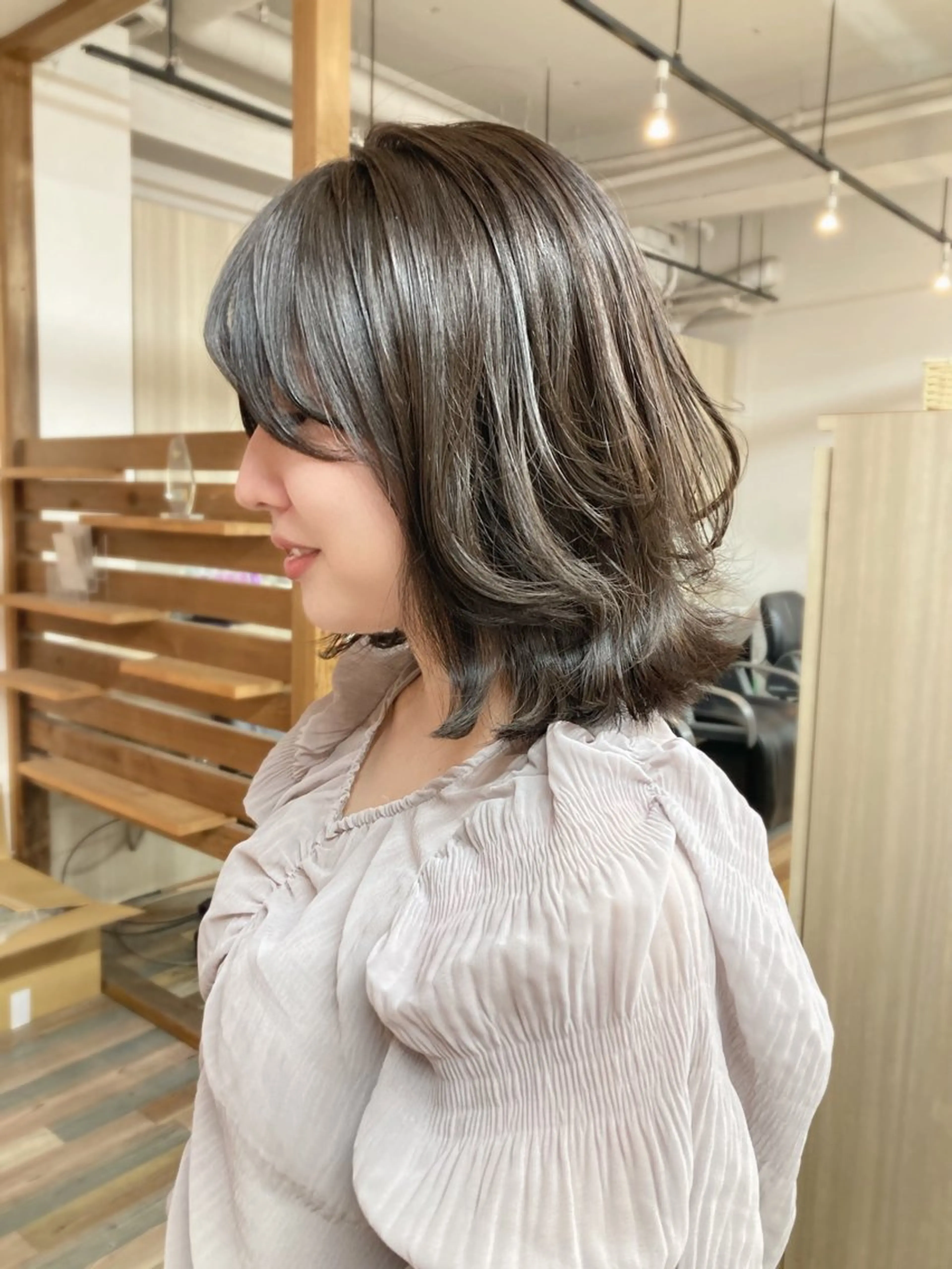ミディアム カラー カット ヘアカラー トリートメント ヘアセット ✂️似合わせの魔術師 石田一樹✂️のヘアスタイル