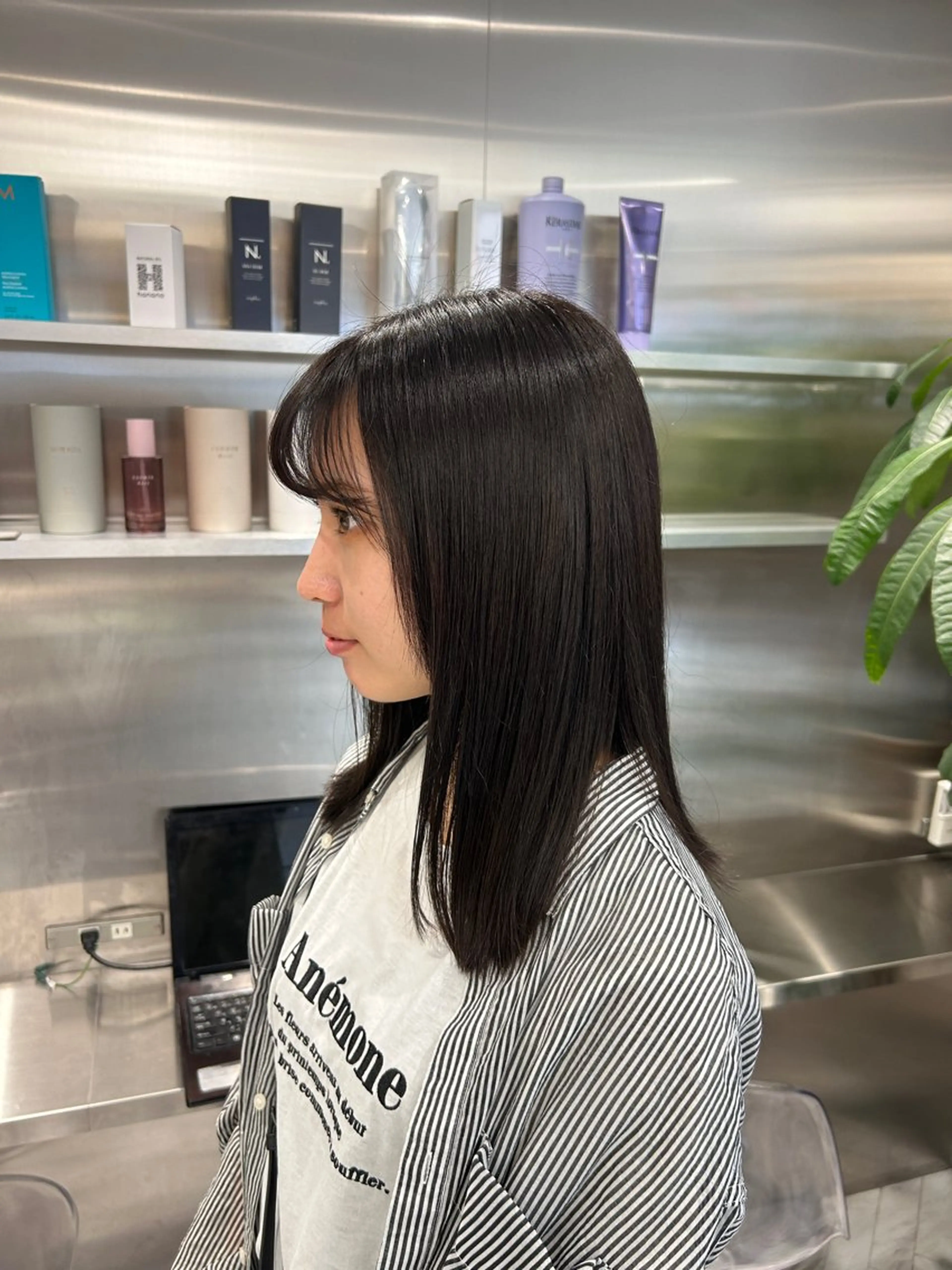 セミロング カラー ヘアカラー 透明感ツヤカラー/ アイリスト/ゆきなのマツエク・マツパデザイン