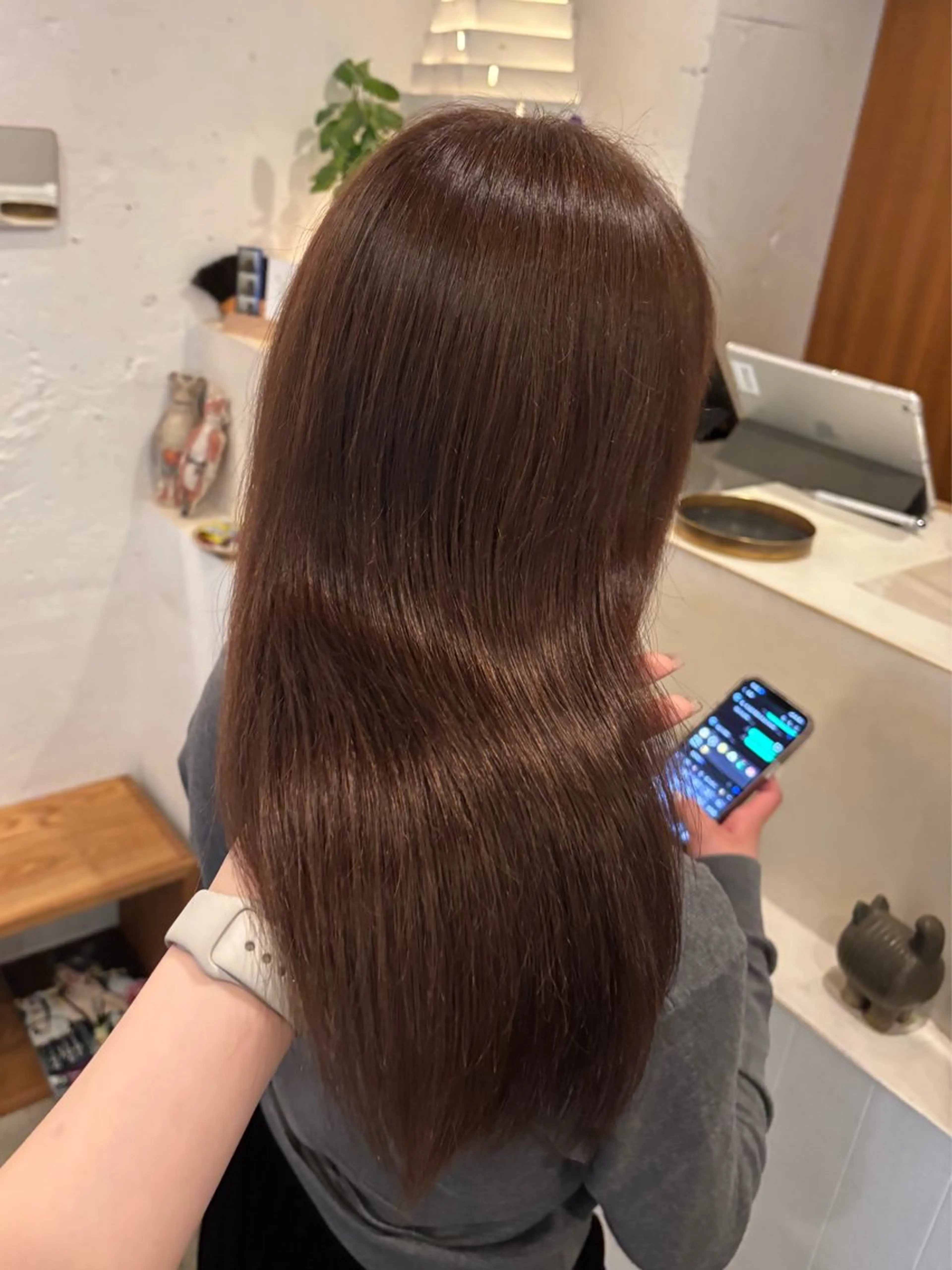 カラー ケアカラー ラベンダーカラー ヘアカラー トリートメント ヘッドスパ 🎀透明感カラー🎀 Yurinoのヘアスタイル