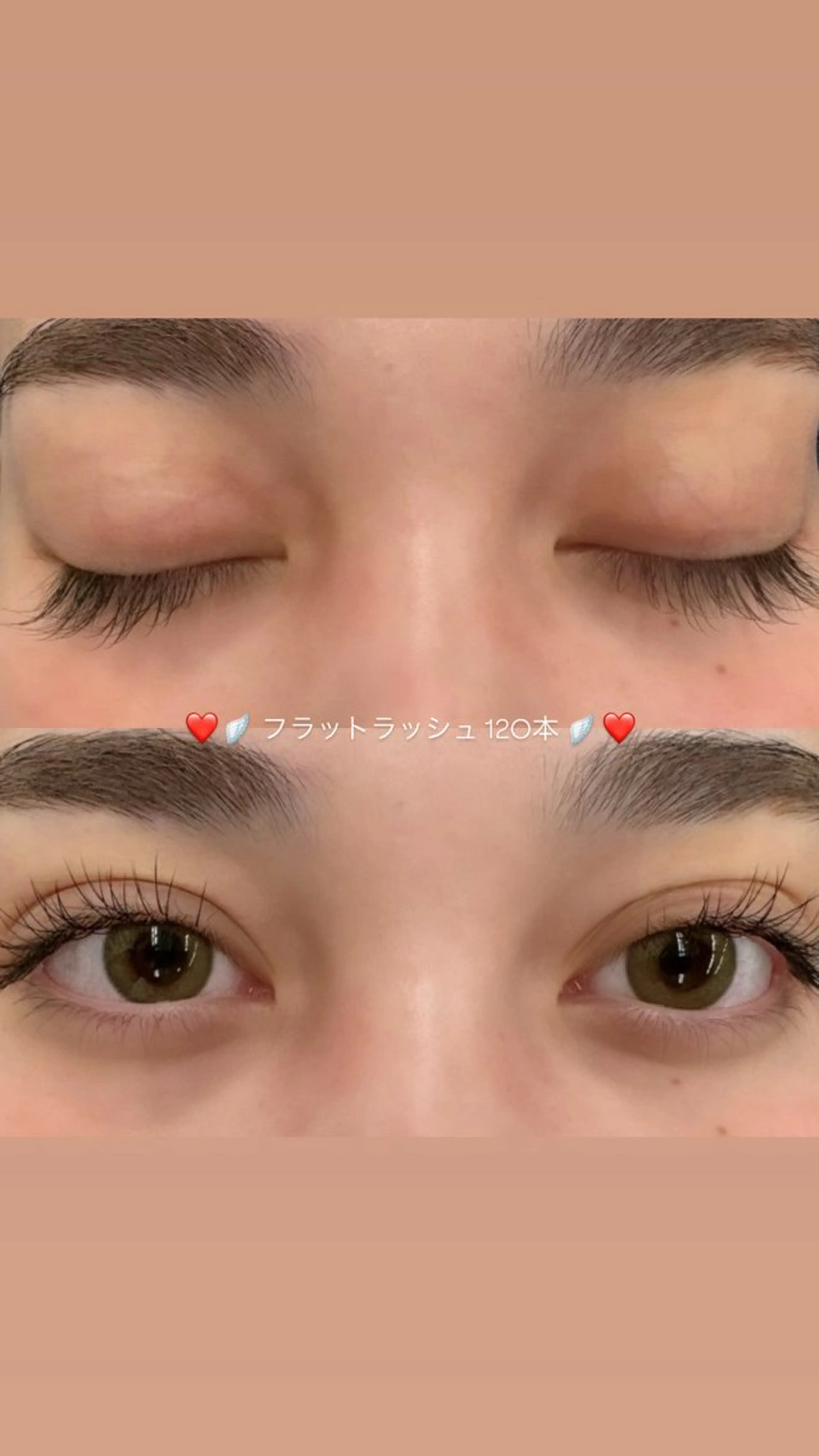 マツエク・マツパ Cカール フラットラッシュ Serina 高橋のマツエク・マツパデザイン