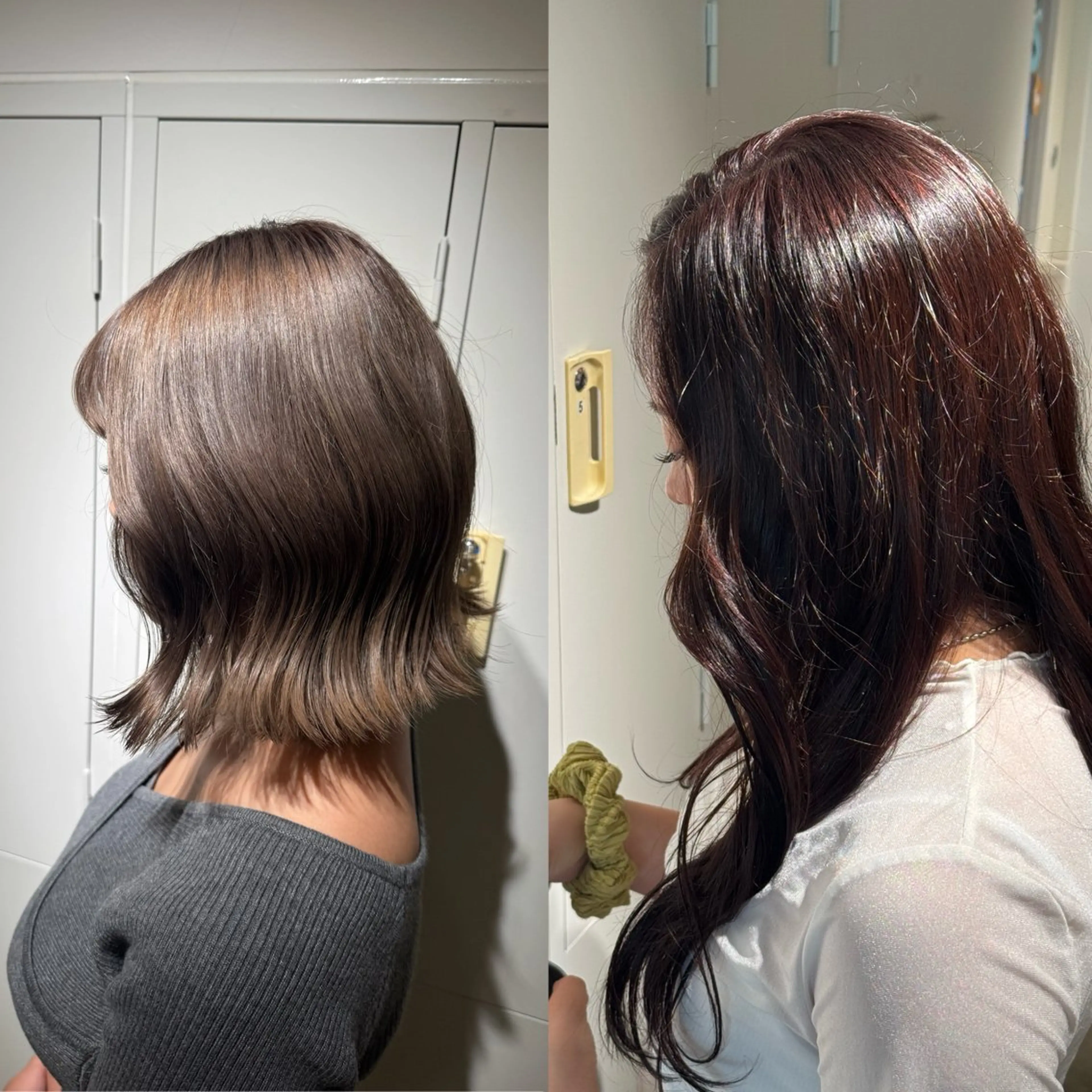 ヘアカラー 山根 里緒のヘアスタイル