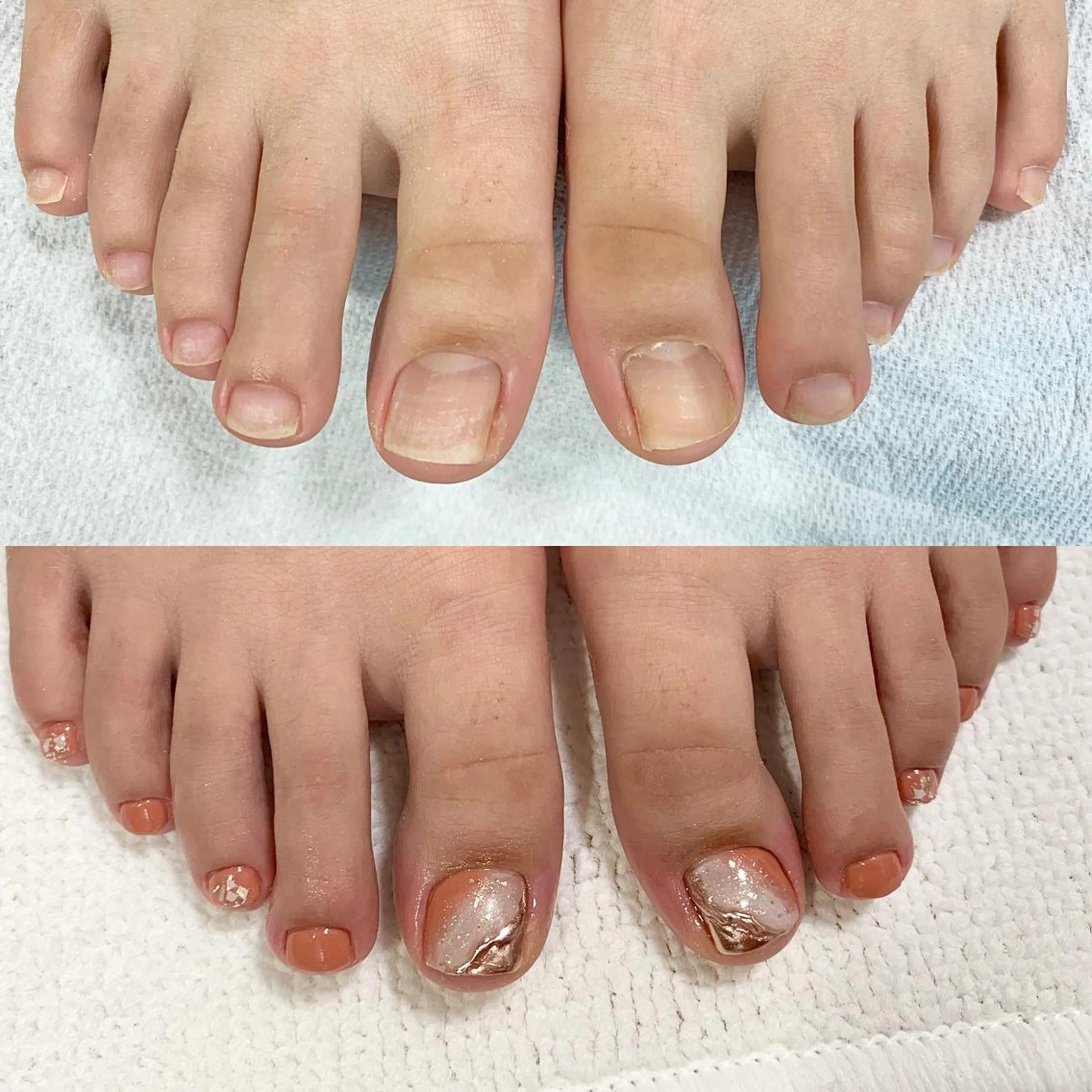 ネイル フットネイル 手塚 里奈のネイルデザイン