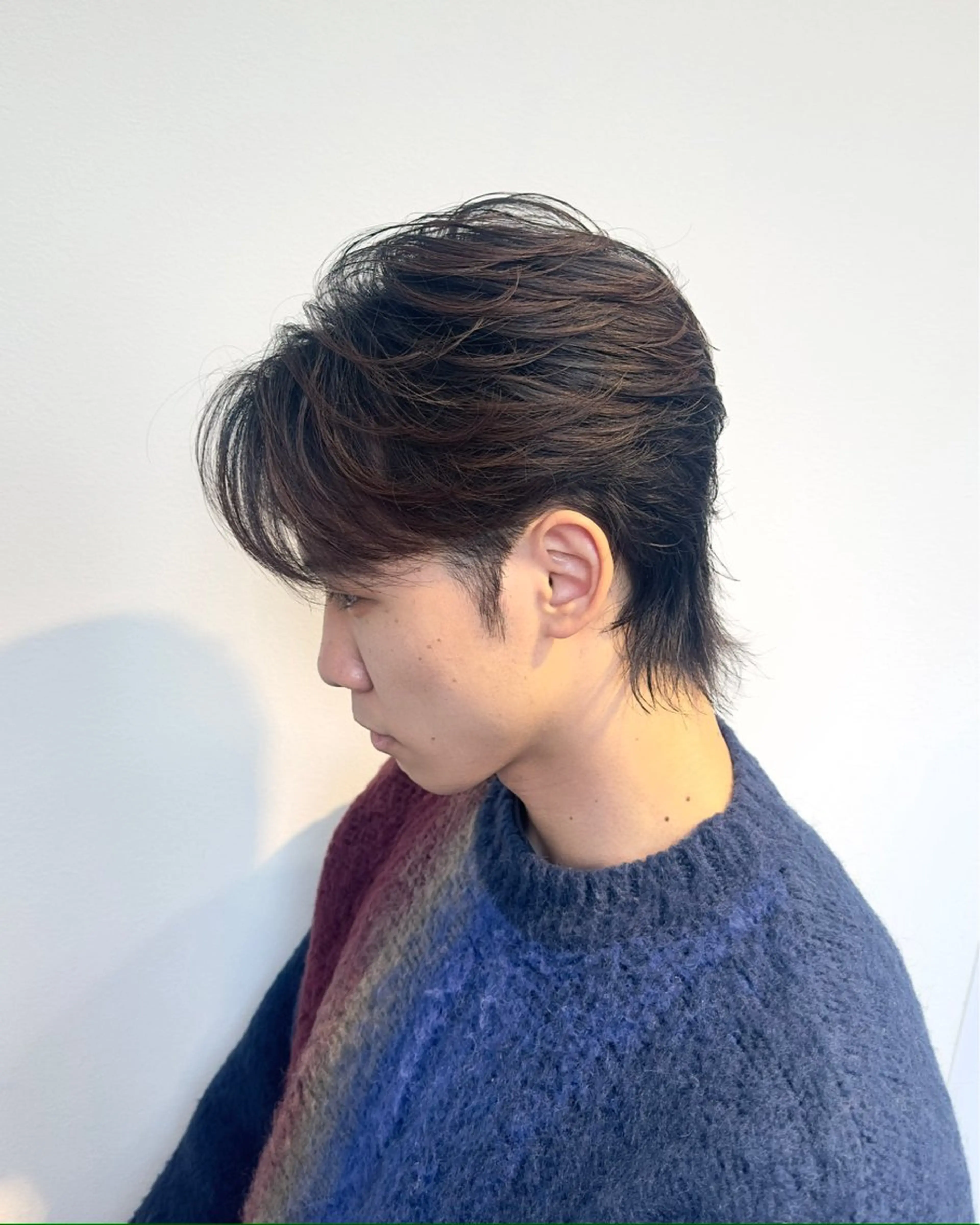 メンズ カット パーマ メンズ/心斎橋 /韓流/藤本理希のヘアスタイル