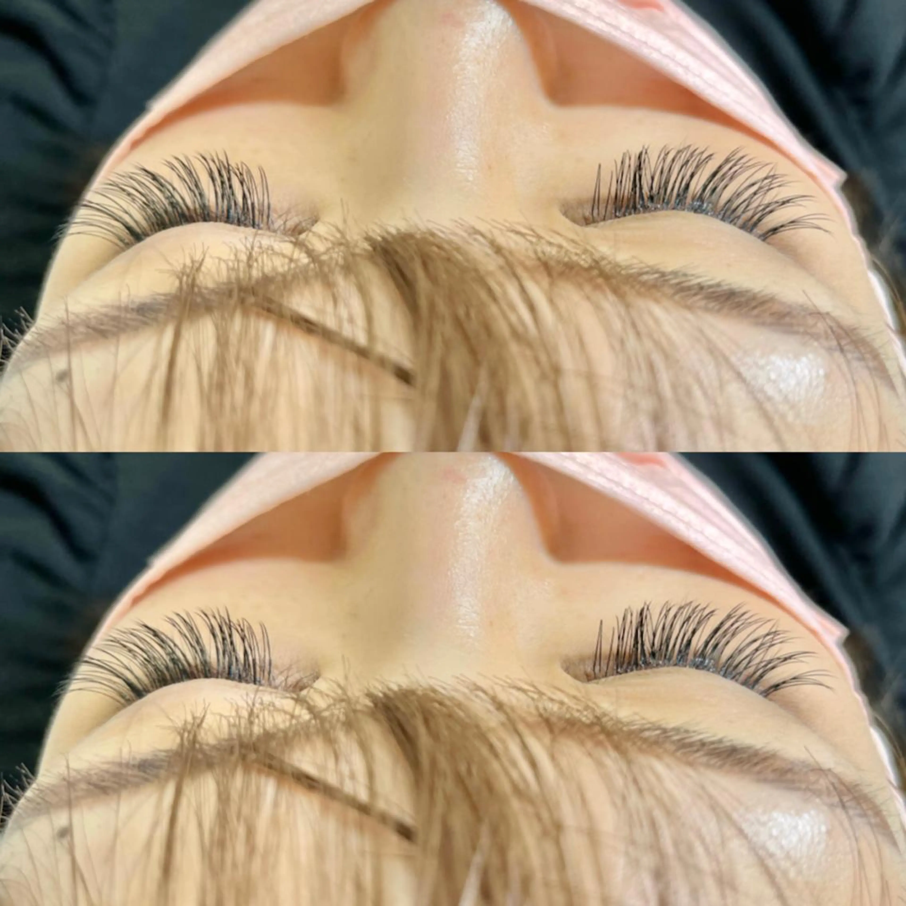 マツエク・マツパ Cカール フラットラッシュ 目尻長め Rediant 🌼 eyelashのマツエク・マツパデザイン