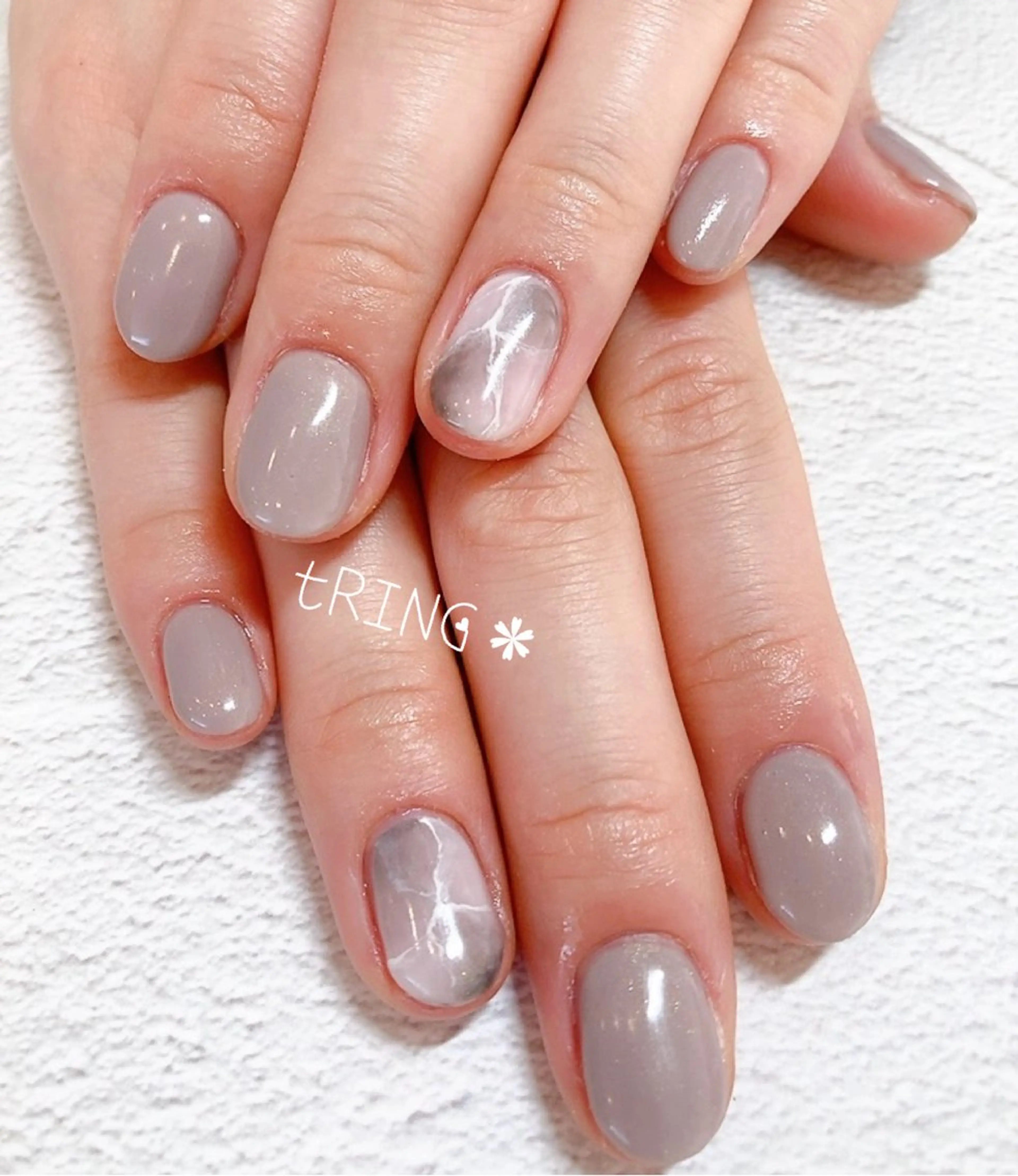 ネイル ハンドネイル tRING＊ しいの木台のネイルデザイン