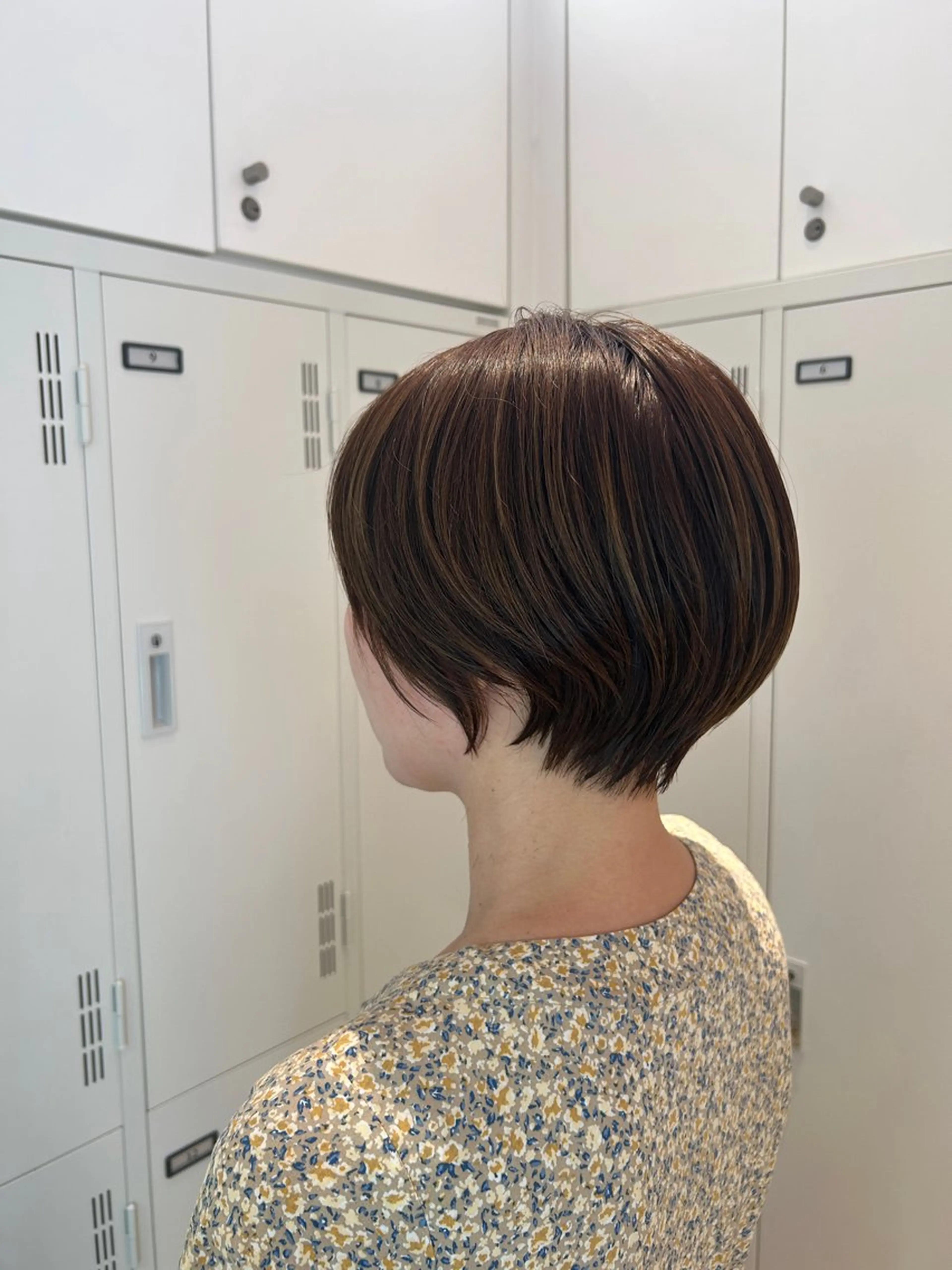 ショート カラー ハイライトカラー ハイライト ショートヘア カット ヘアカラー トリートメント ダブルカラー 🩷Rio🩷のヘアスタイル