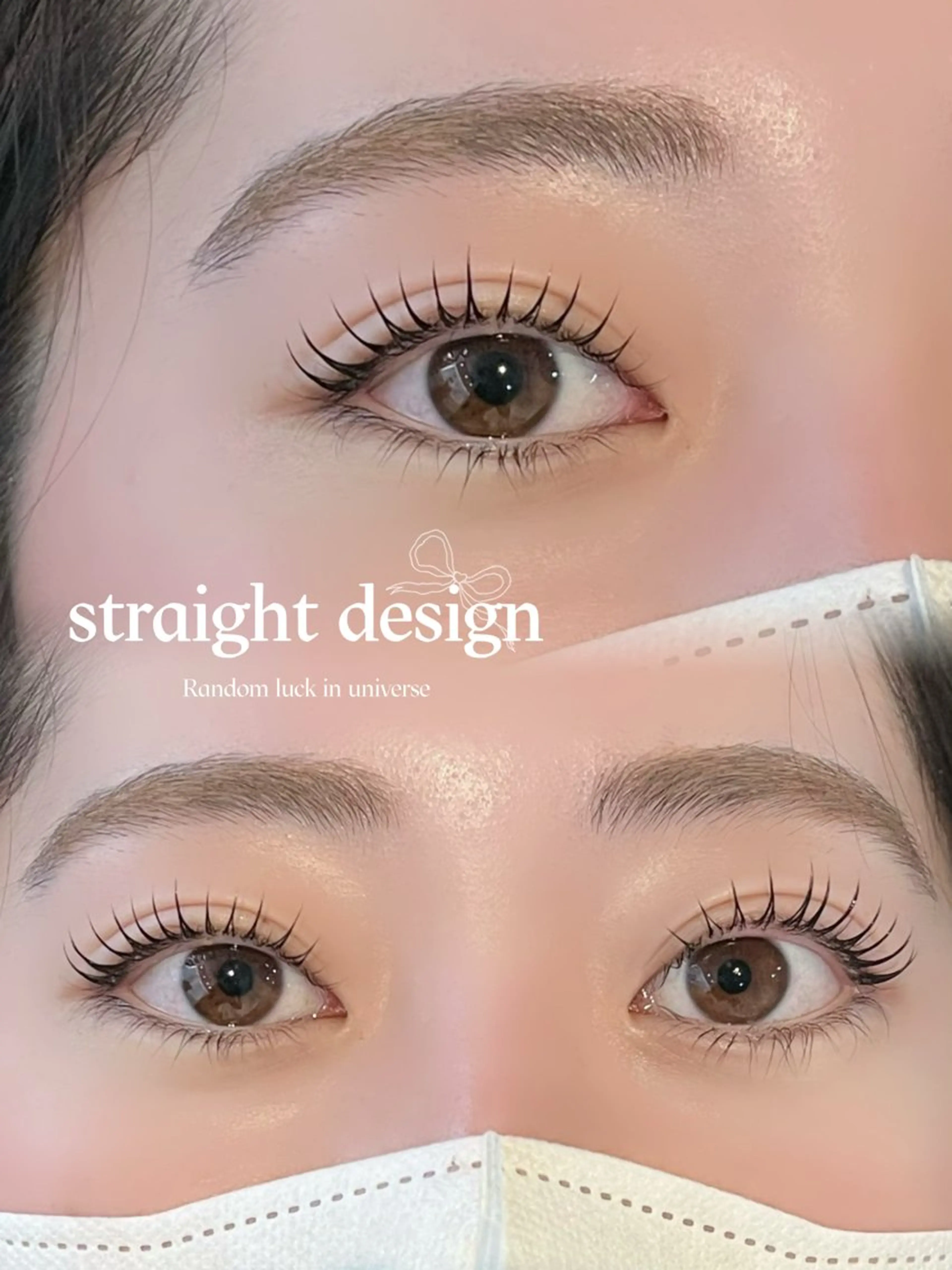 韓ドル風束感まつ毛パーマ➕コーティング仕上げ✨(上のみ)の写真